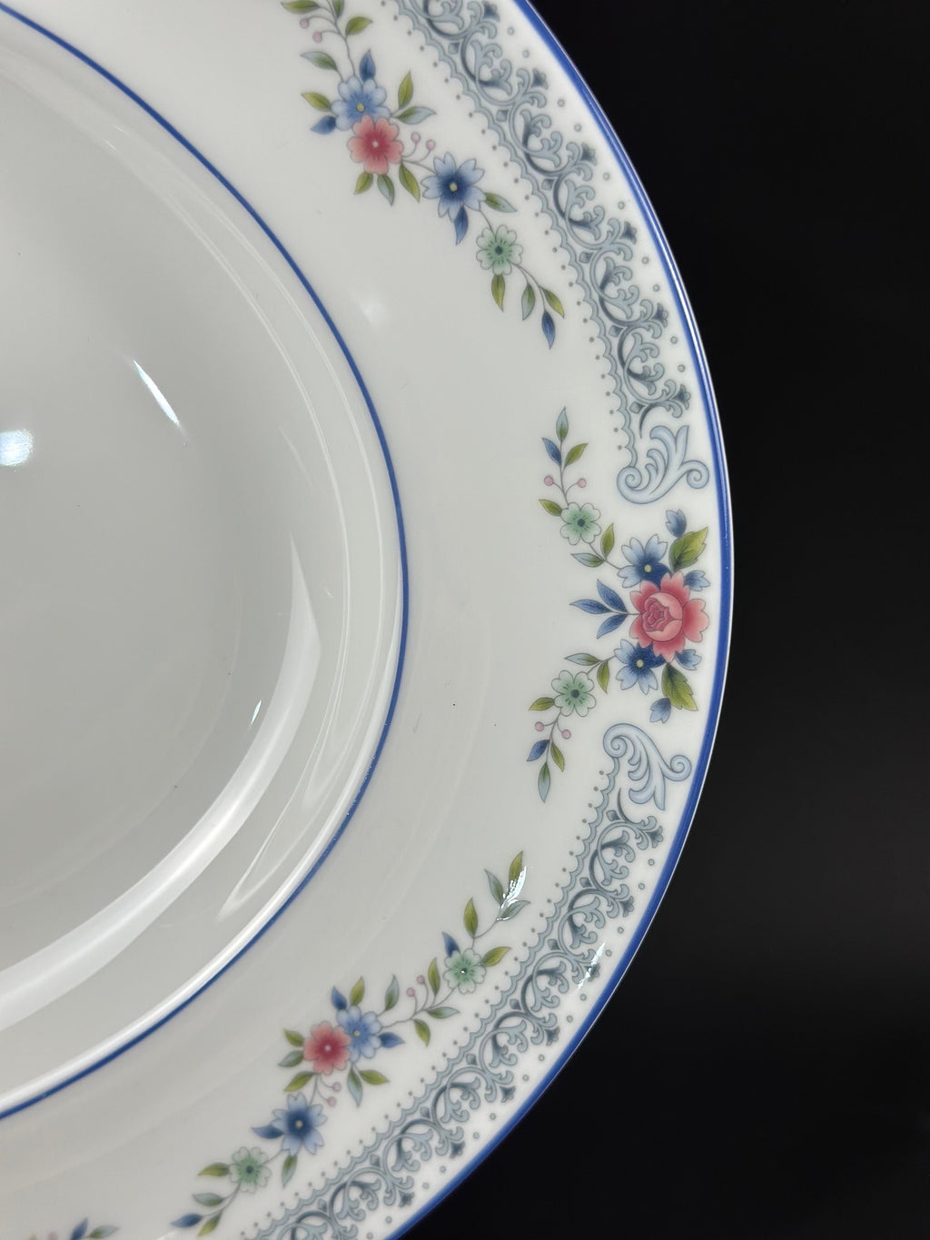 14” Wedgwood Platter in the Rosedale Pattern