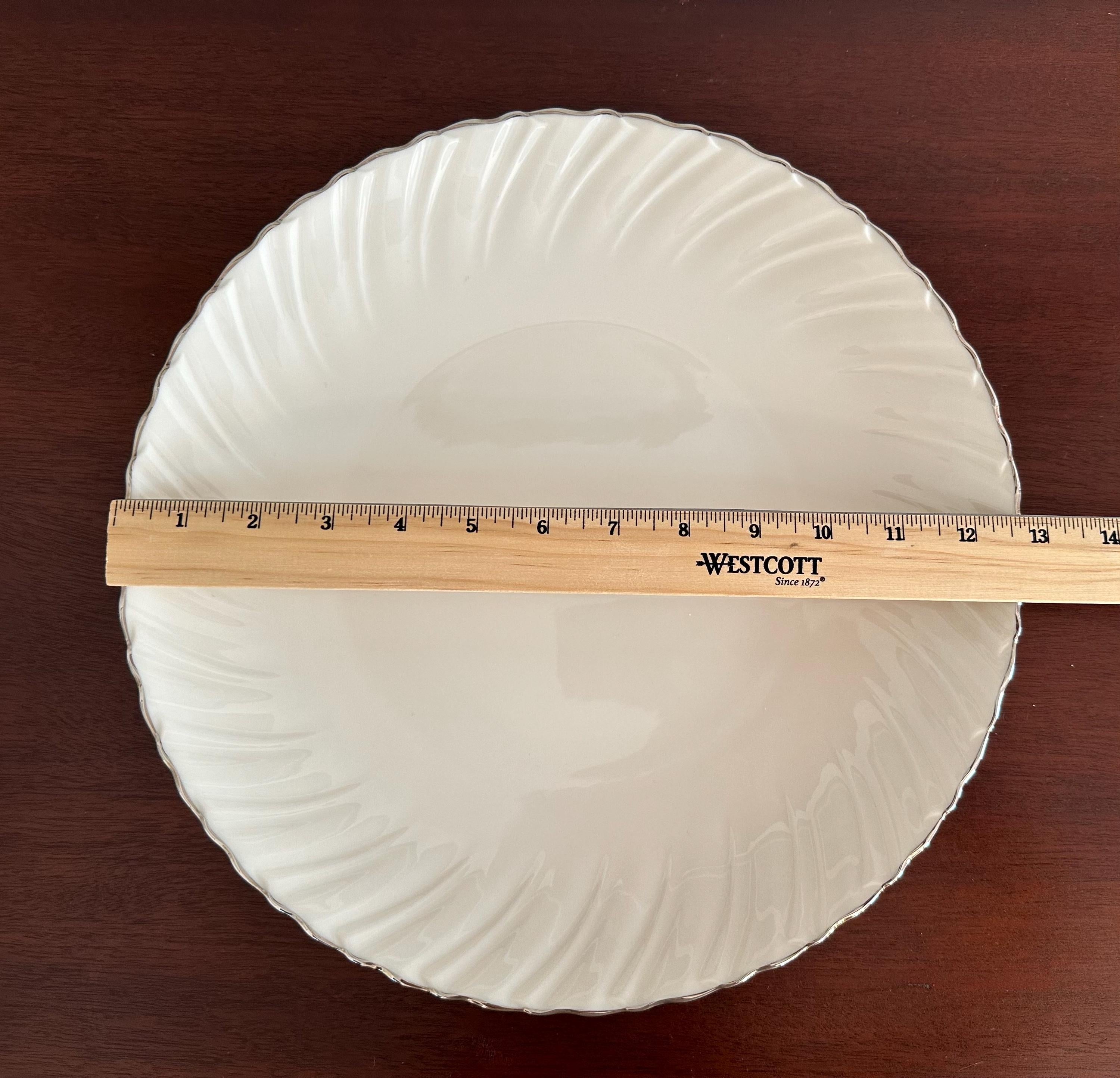 Lenox Weatherly Round Serving Platter Chop Plate