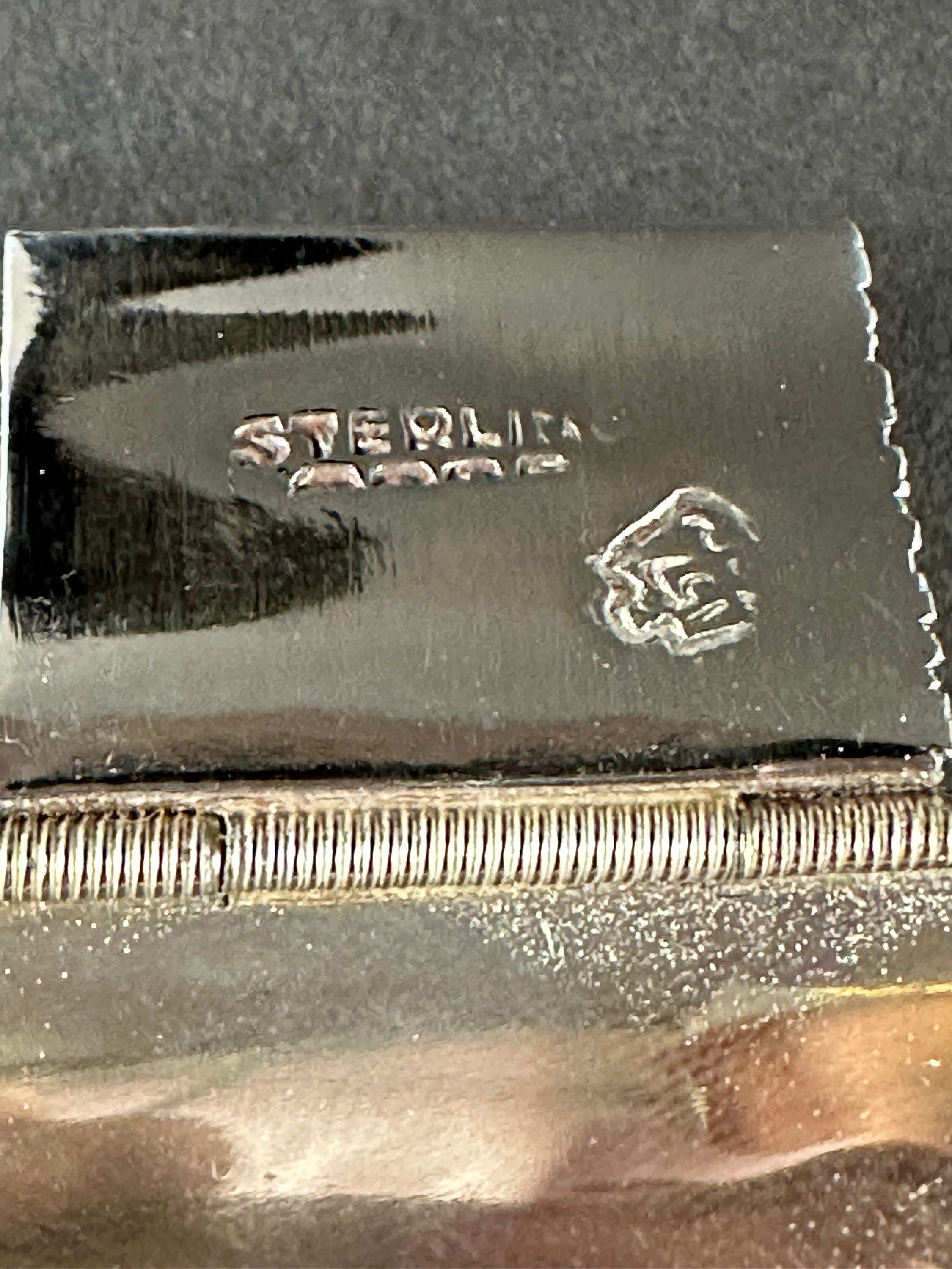 Thick Sterling Silver and Abalone  Bracelet