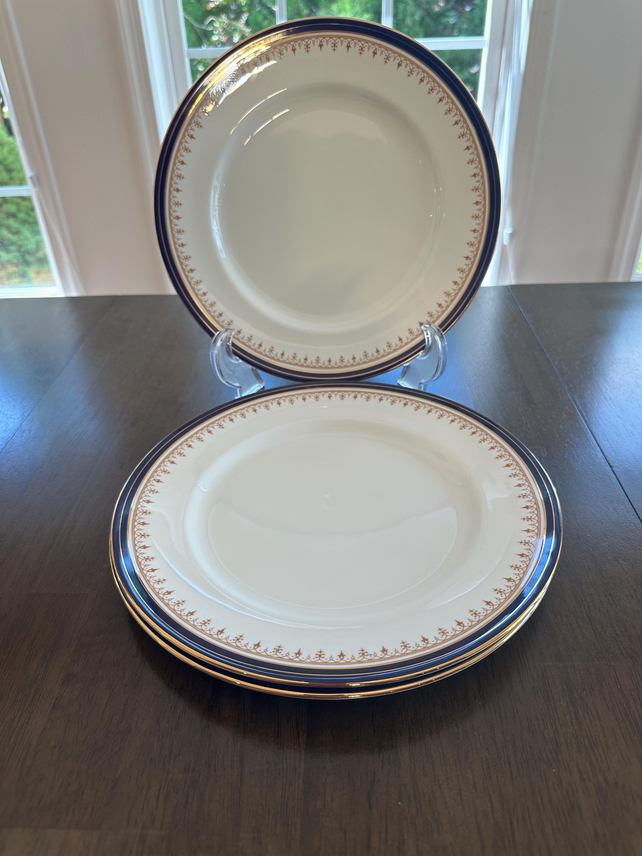 3 Aynsley Leighton Dinner Plates