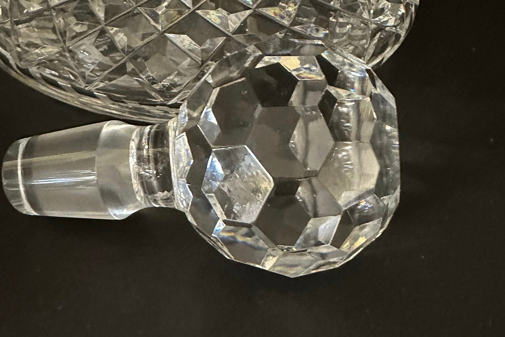 Waterford Crystal Ships Decanter & Stopper Alana Pattern