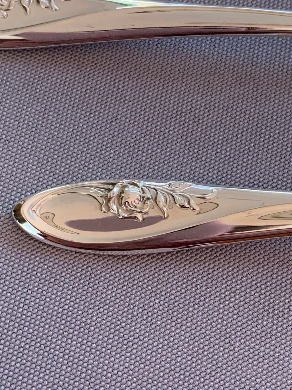 Towle Sculpted Rose Sterling Teaspoon