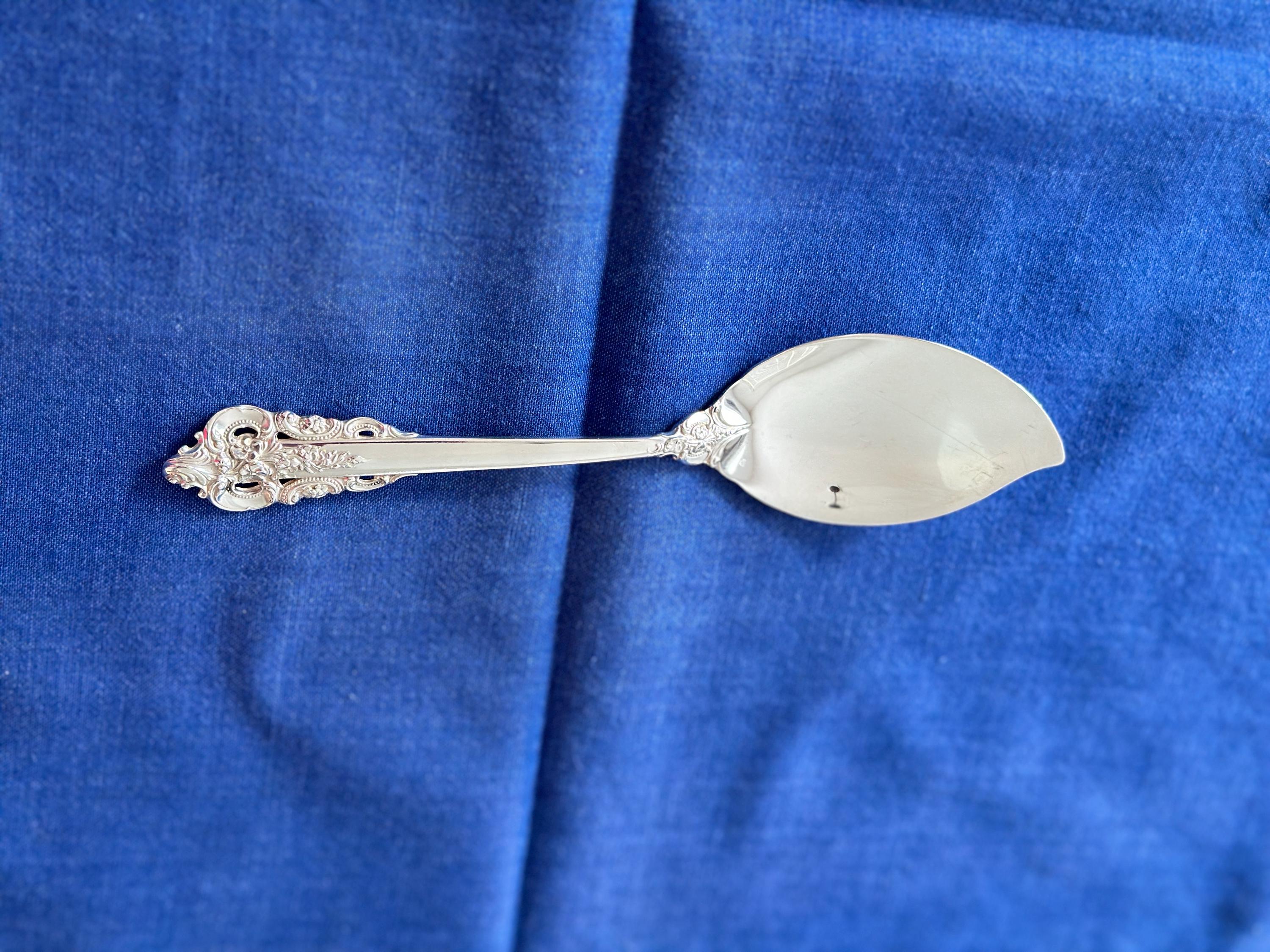 Wallace Grande Baroque Jelly Server Sterling