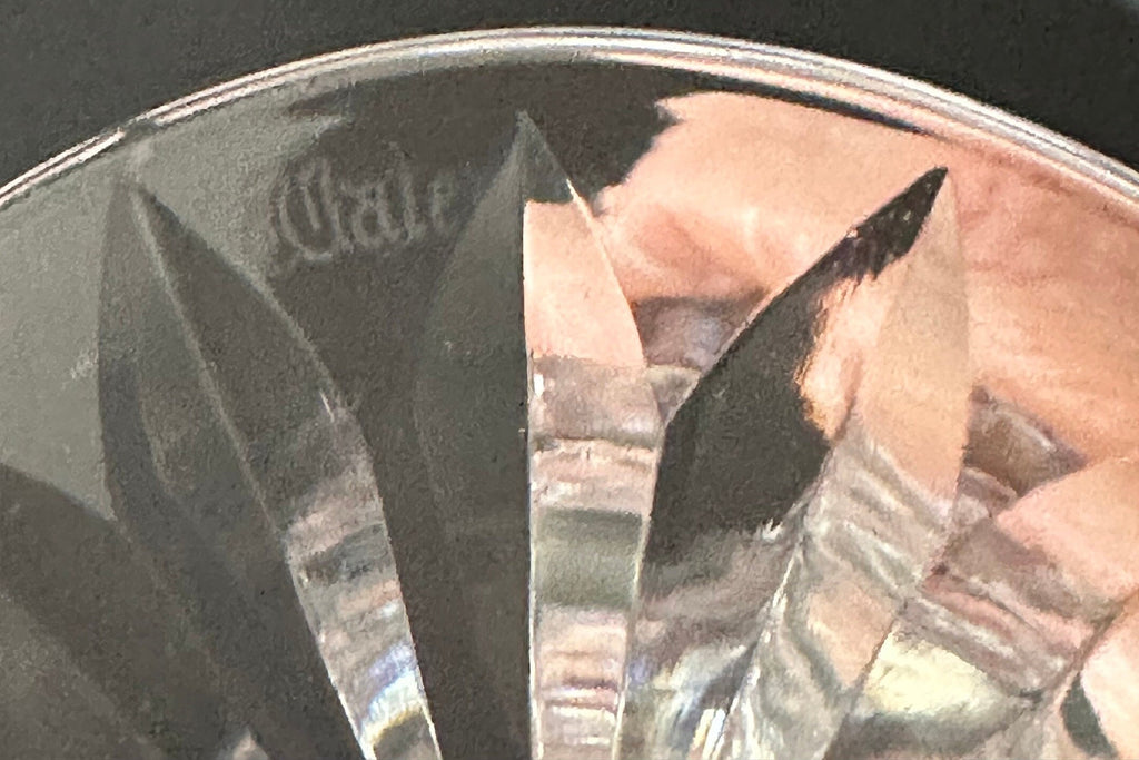 Two Waterford Crystal Kenmare Champagne Flutes