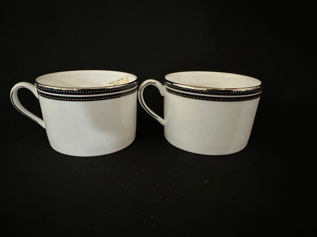 4 Kate Spade Union Street Teacups by Lenox