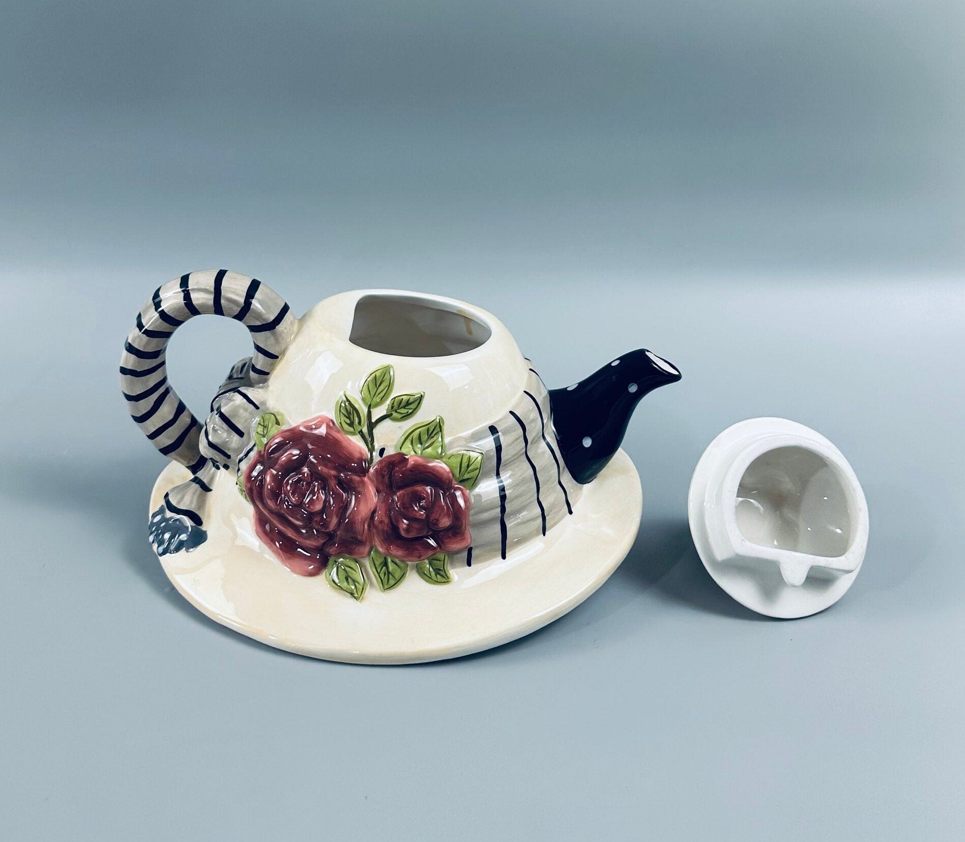 Whimsical Hat Teapot: Vintage Figural Teapot, 6-Cup Capacity