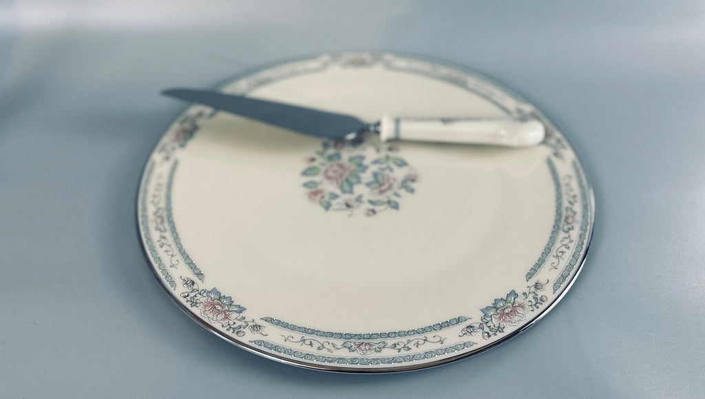 Lenox Charleston Cake Plate and Knife