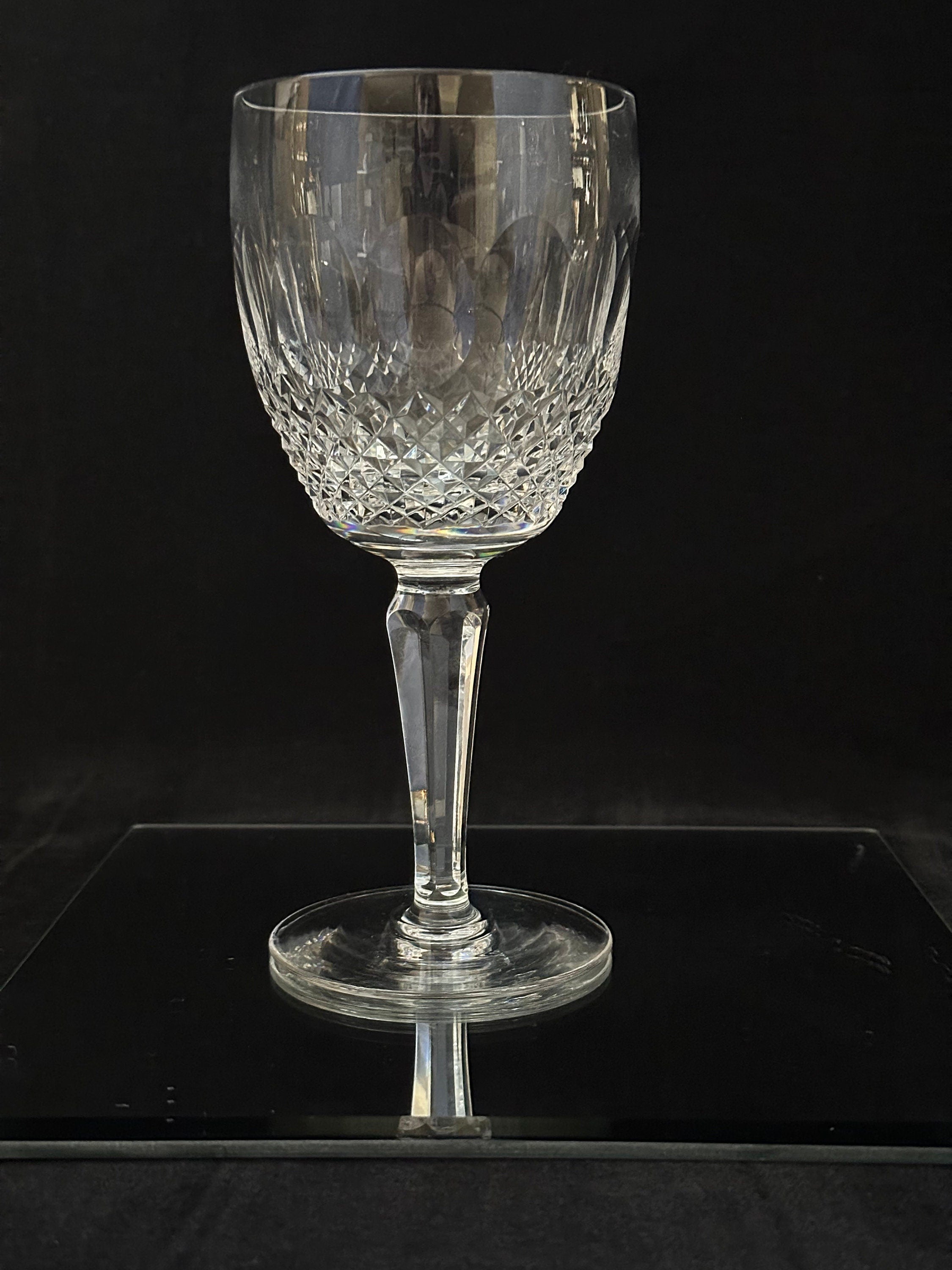 4 Waterford Crystal Tall Colleen Water Goblets