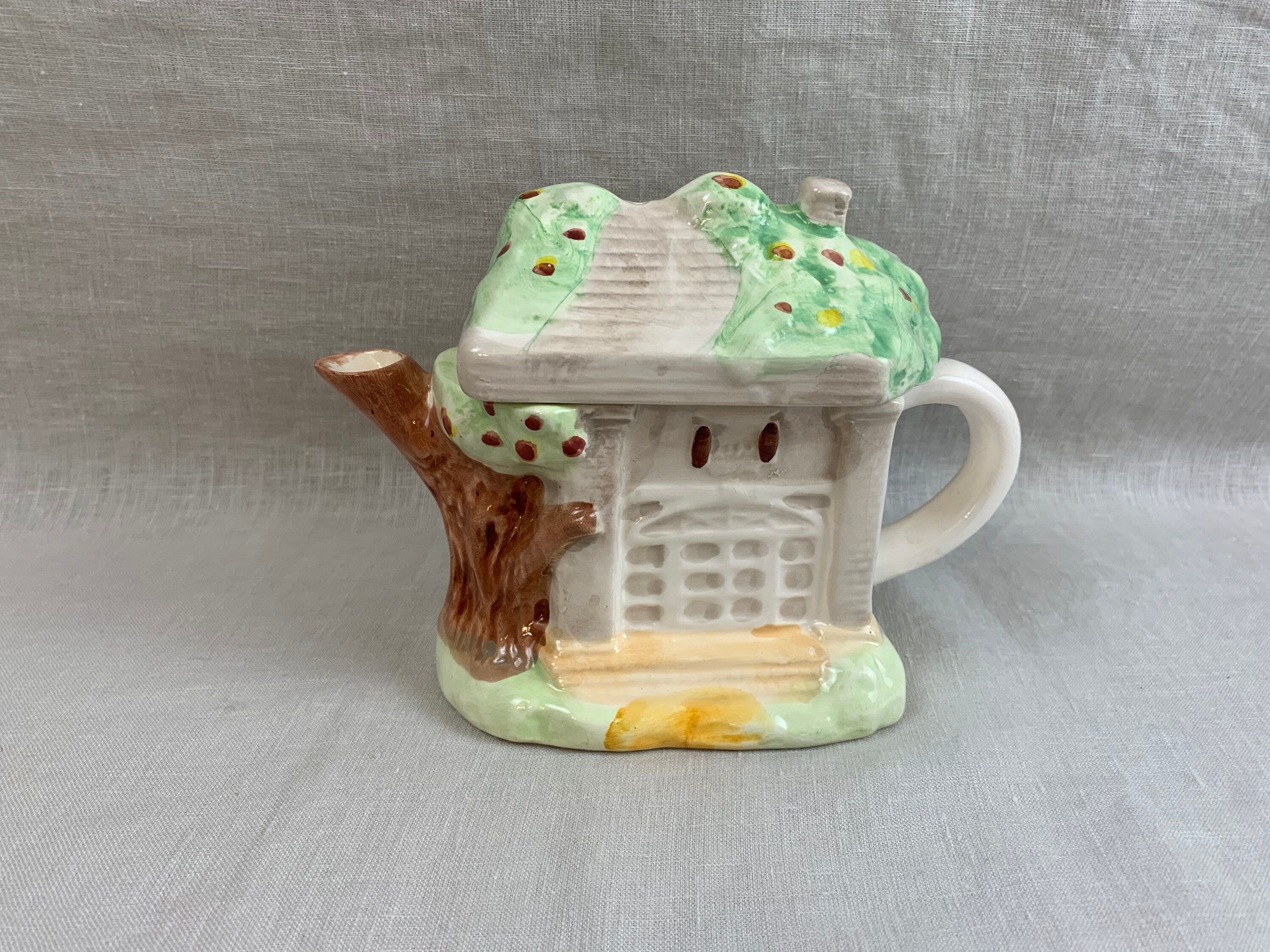 Vintage Treehouse Collectible Teapot