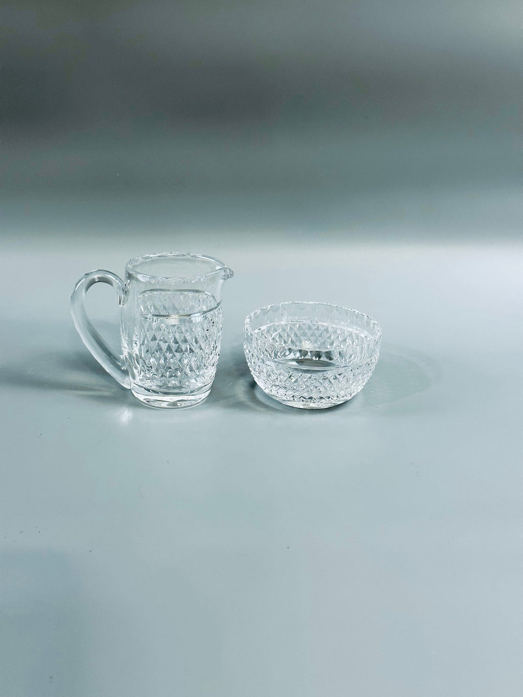 Waterford Crystal Creamer and Sugar Bowl