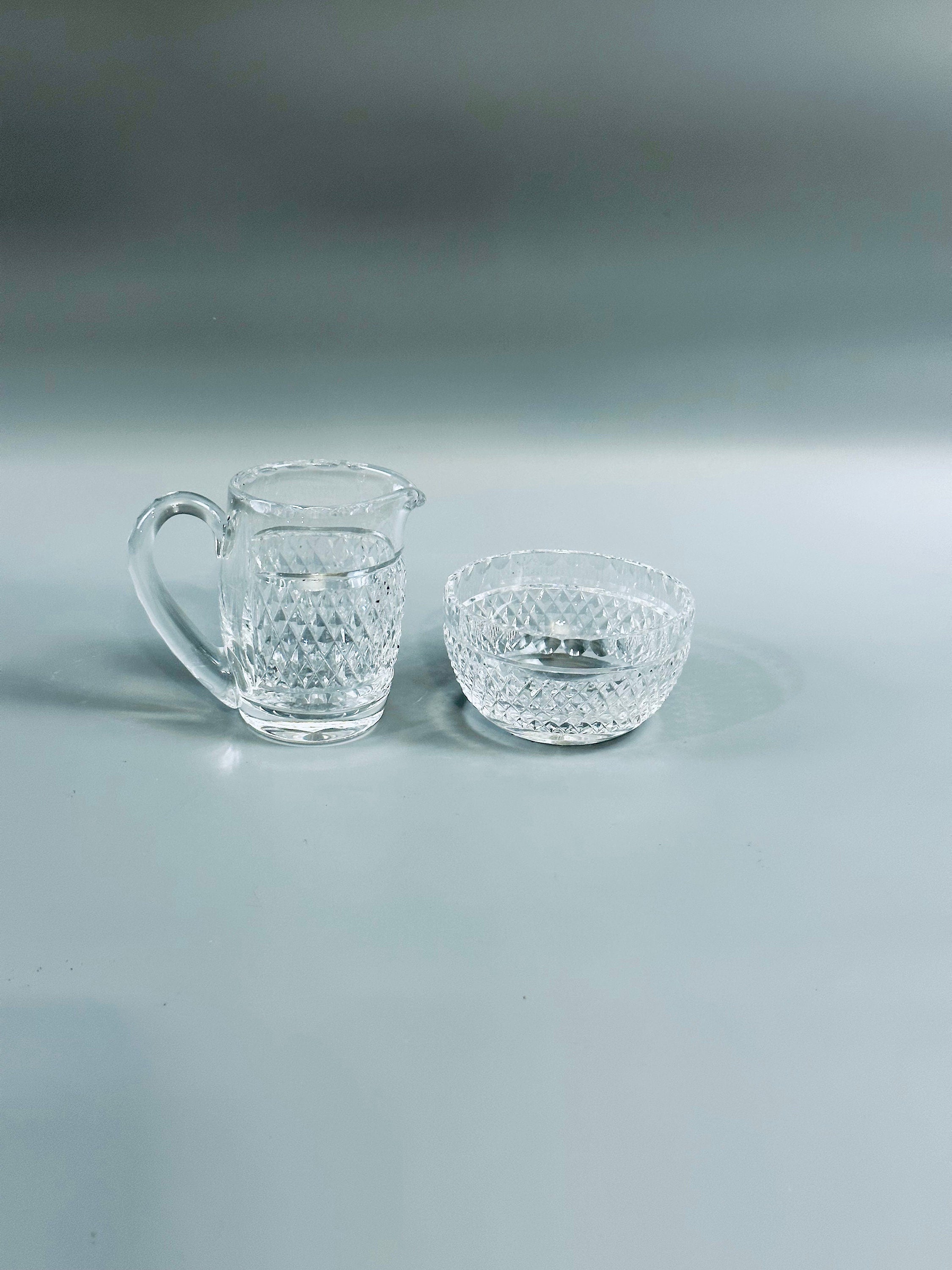 Waterford Crystal Creamer and Sugar Bowl