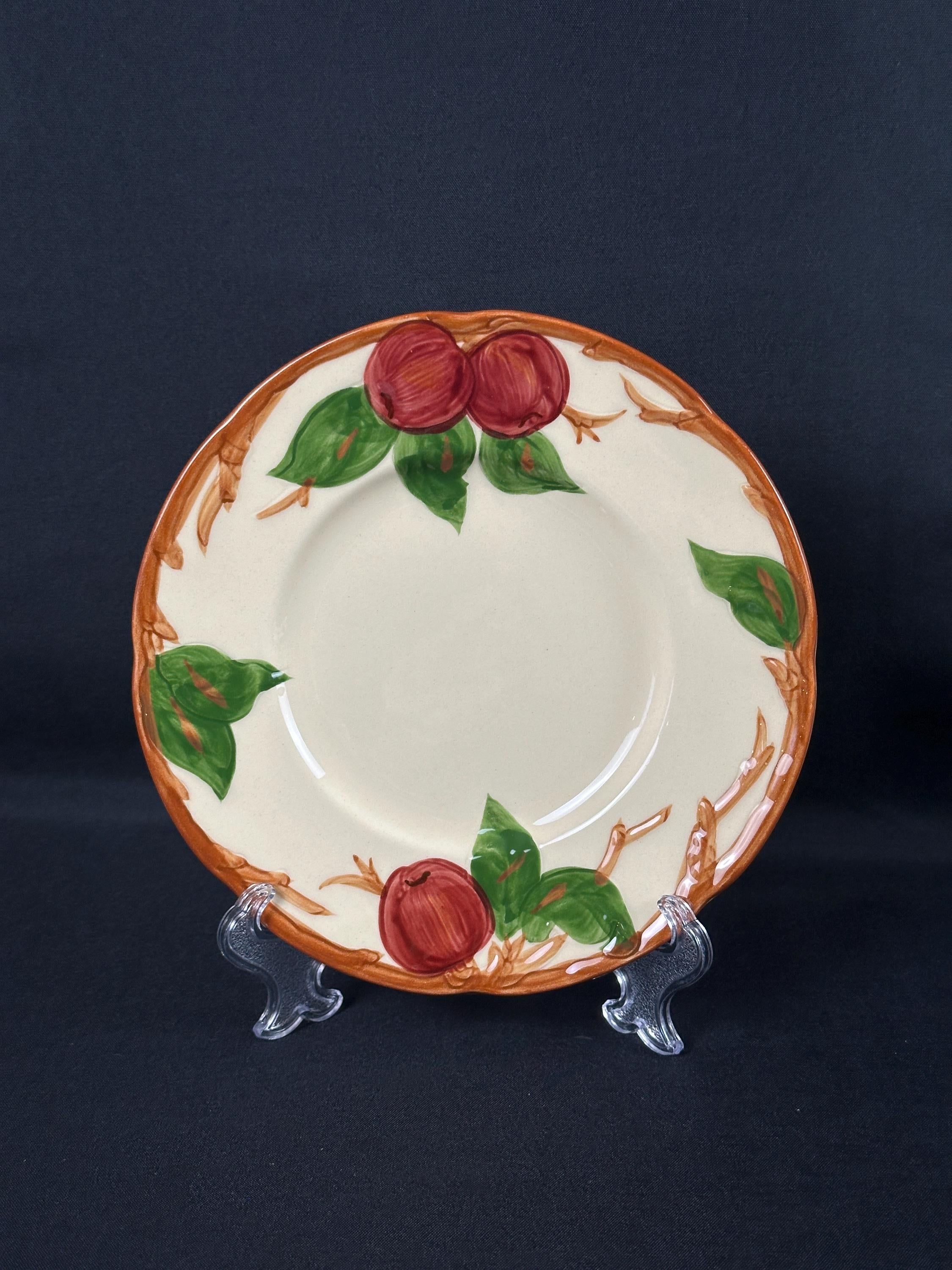 6 Franciscan Apple Bread Plates