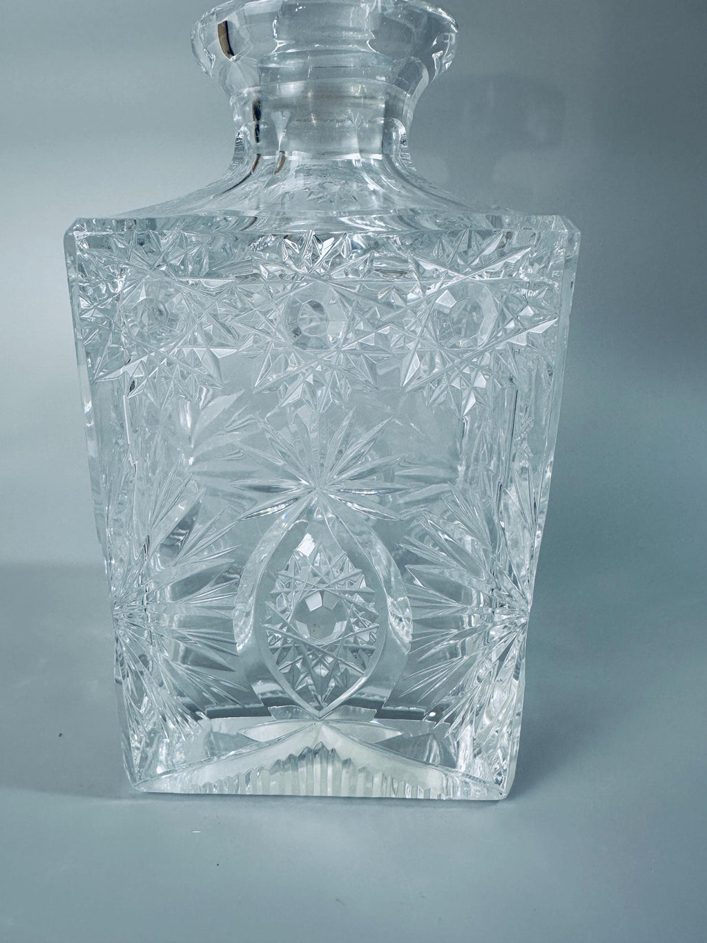 Antique Cut Crystal Spirits Decanter