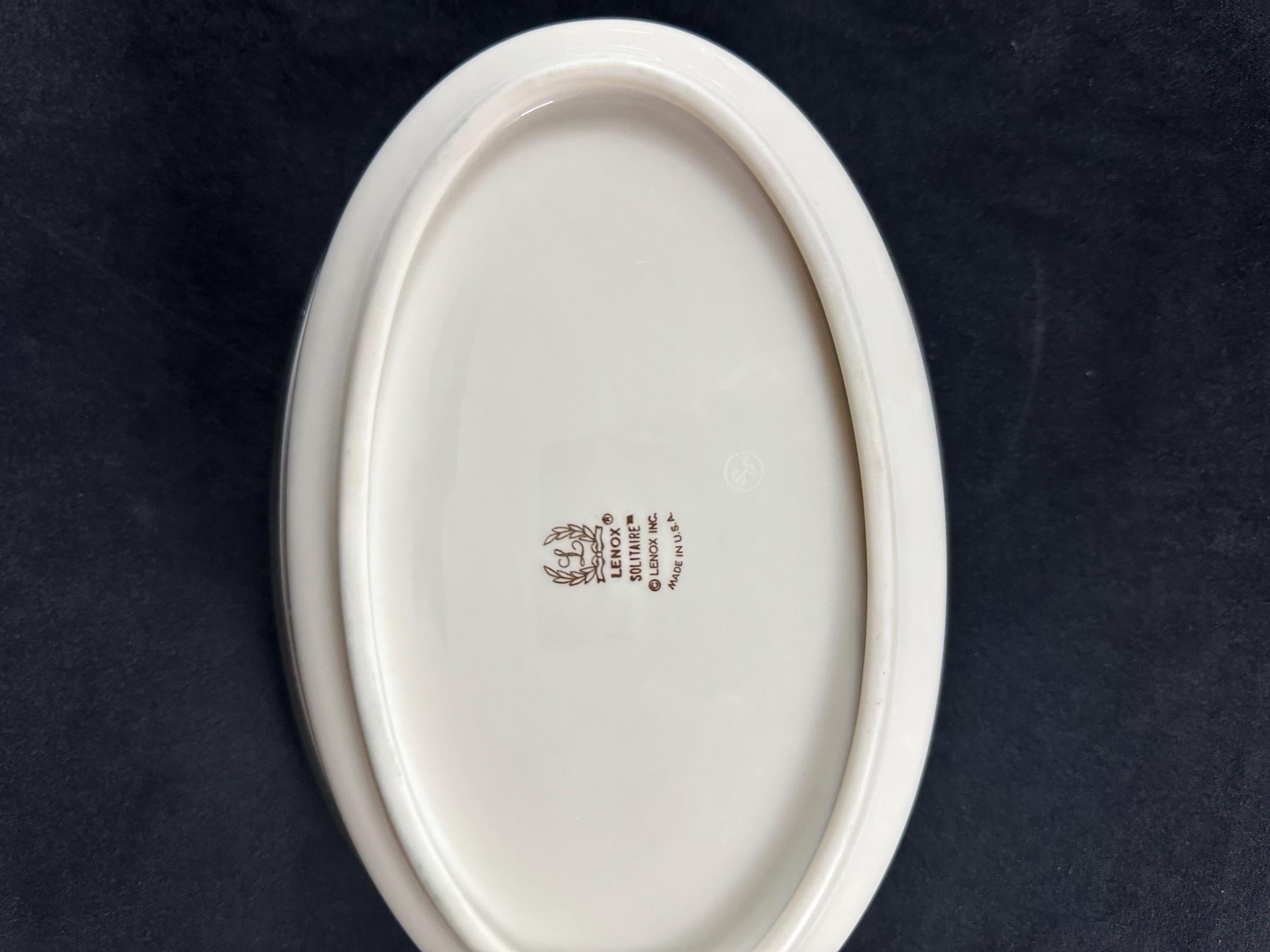 Lenox Solitaire Oval Serving Bowl