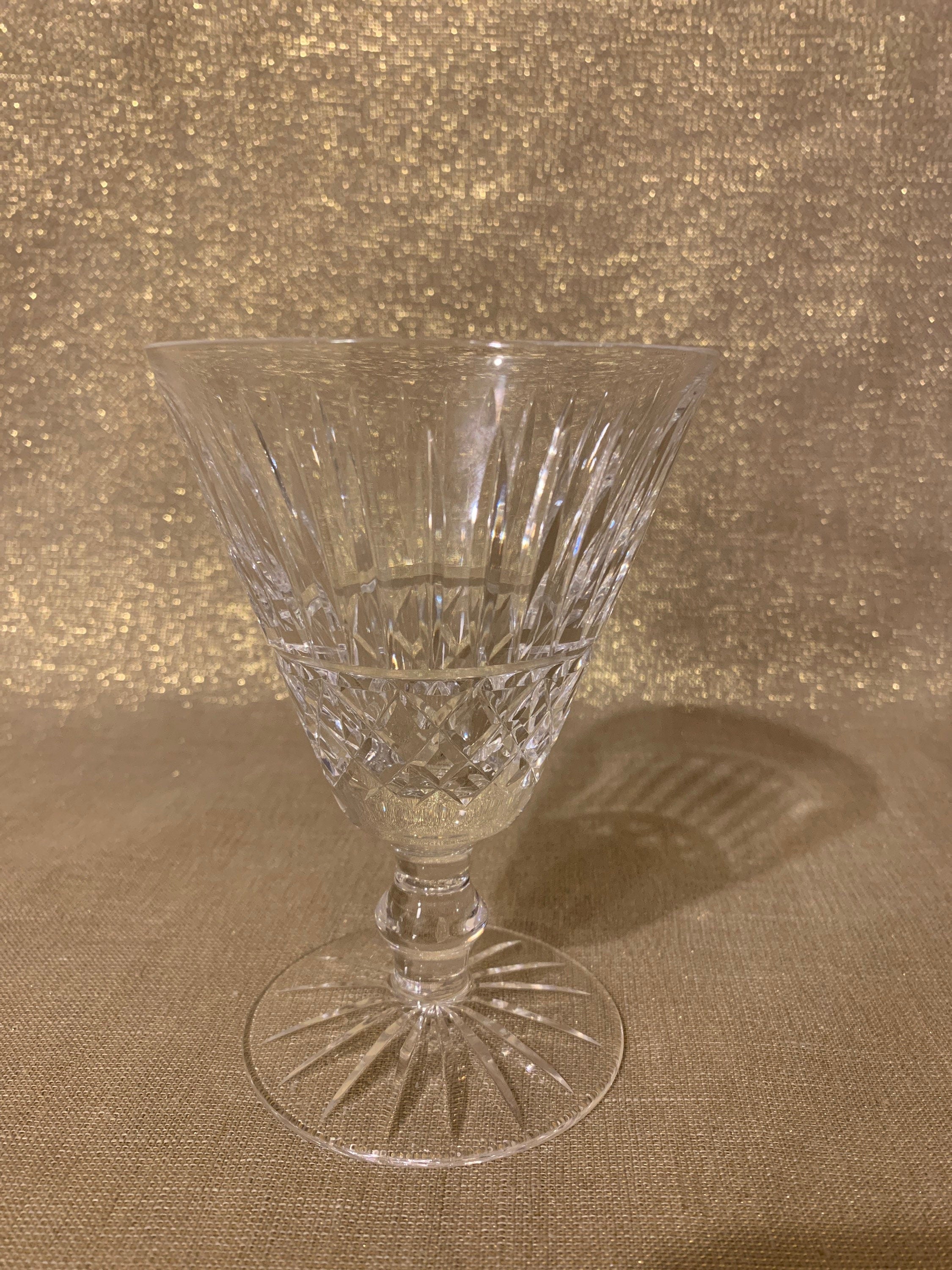 4 Waterford Crystal Tramore Water Goblets