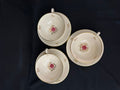 3 Lenox Rhodora Teacups and Saucers