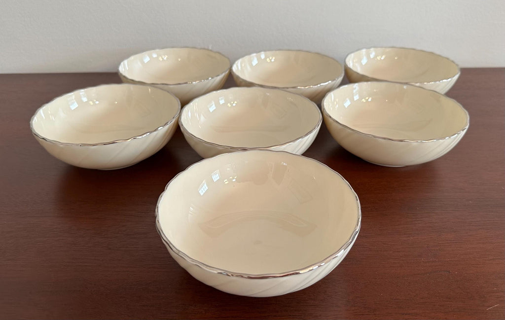 7 Lenox Weatherly Coupe Cereal Bowls