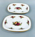 2 Old Country Roses Serving Trays by Royal Albert