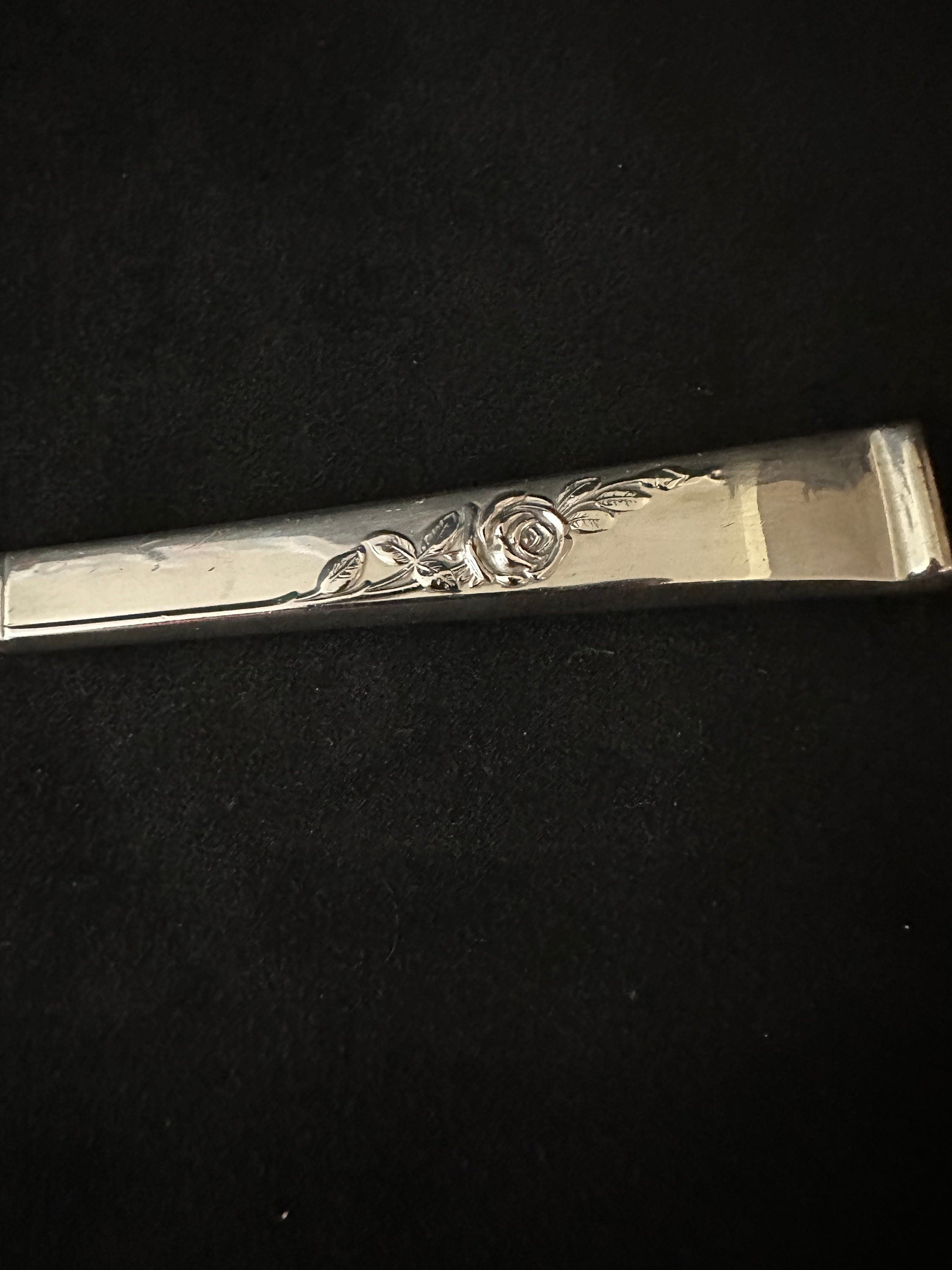 Reed and Barton Classic Rose Sterling Silver Salad Set