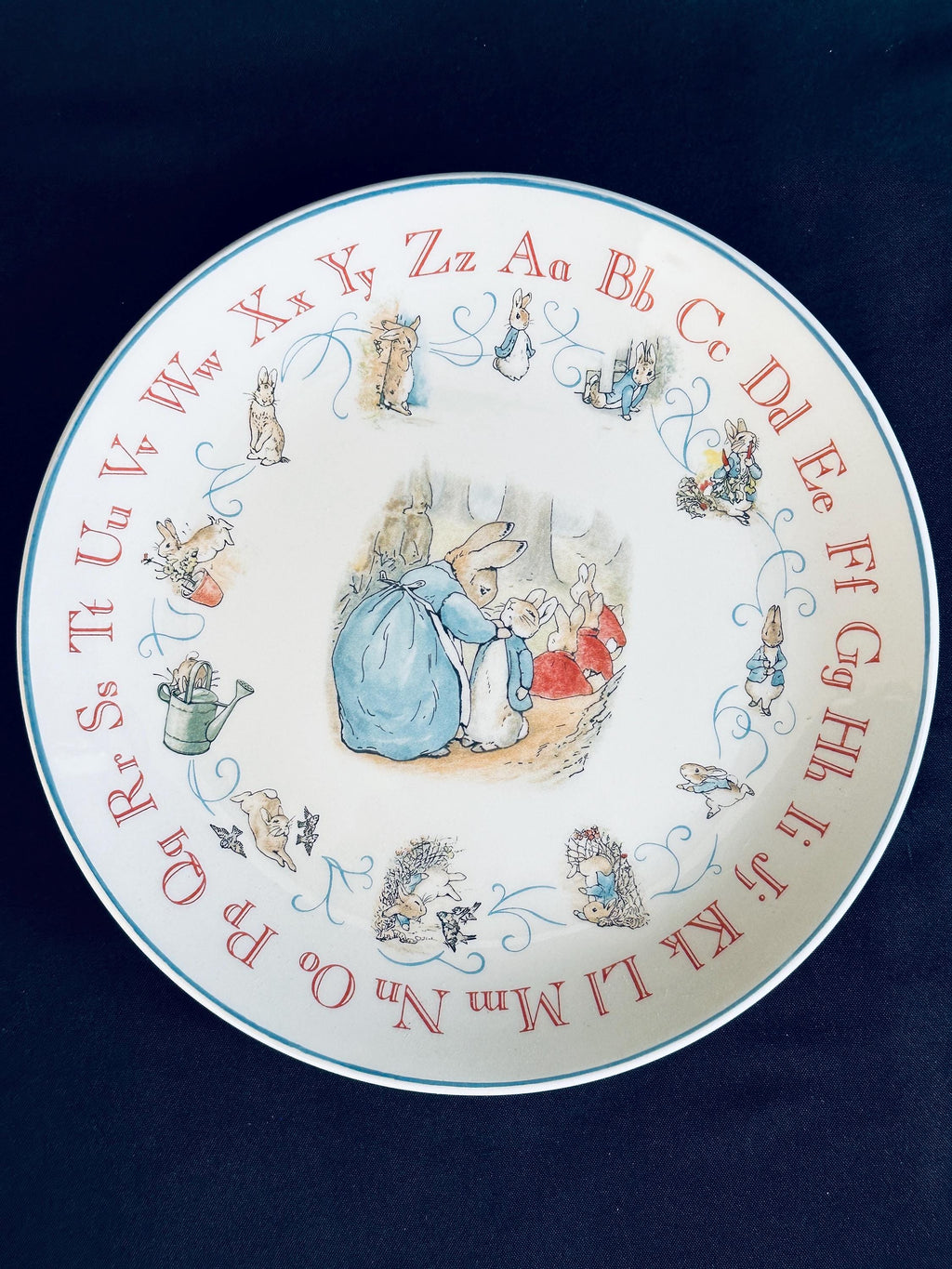 Wedgwood Peter Rabbit Alphabet Plate