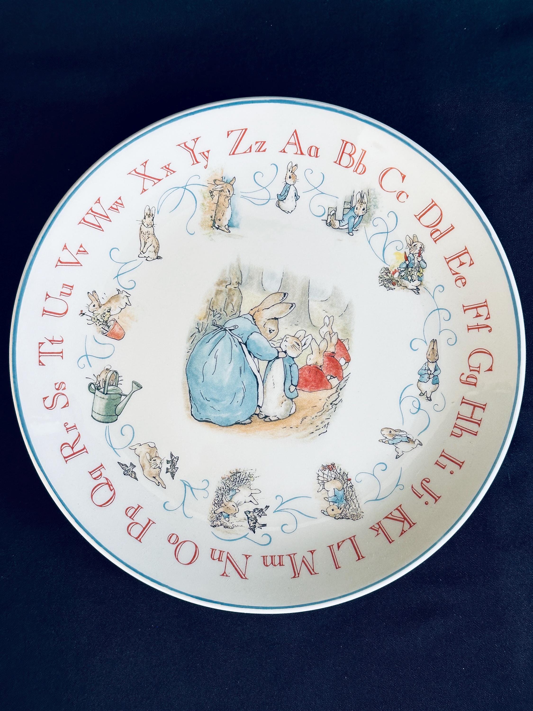 Wedgwood Peter Rabbit Alphabet Plate