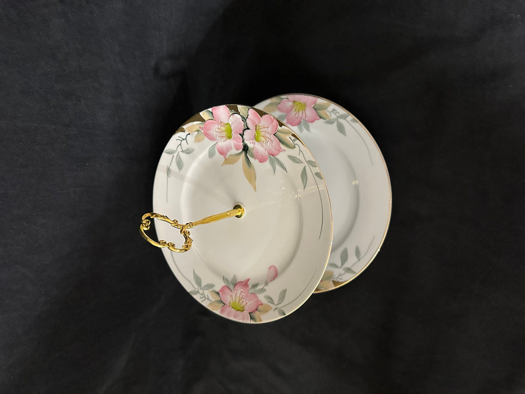 Noritake Azalea 2 Tiered Serving Tray