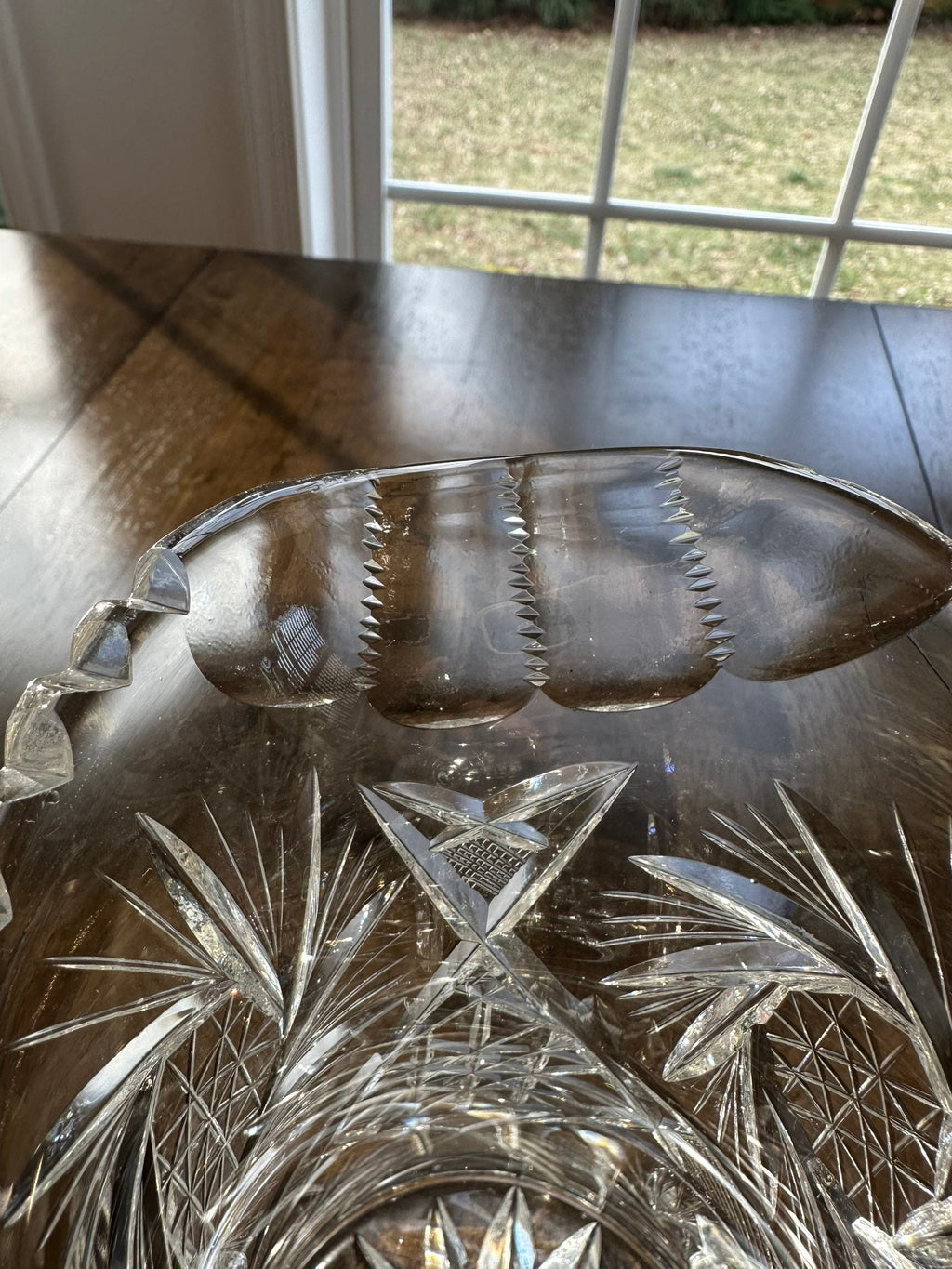 Canadian Brilliant Cut Glass Pitcher by Gowans, Kent and Company of Toronto