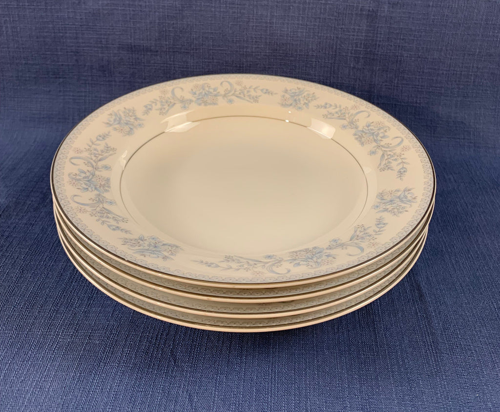 4 Mikasa Dresden Rose Soup Bowls