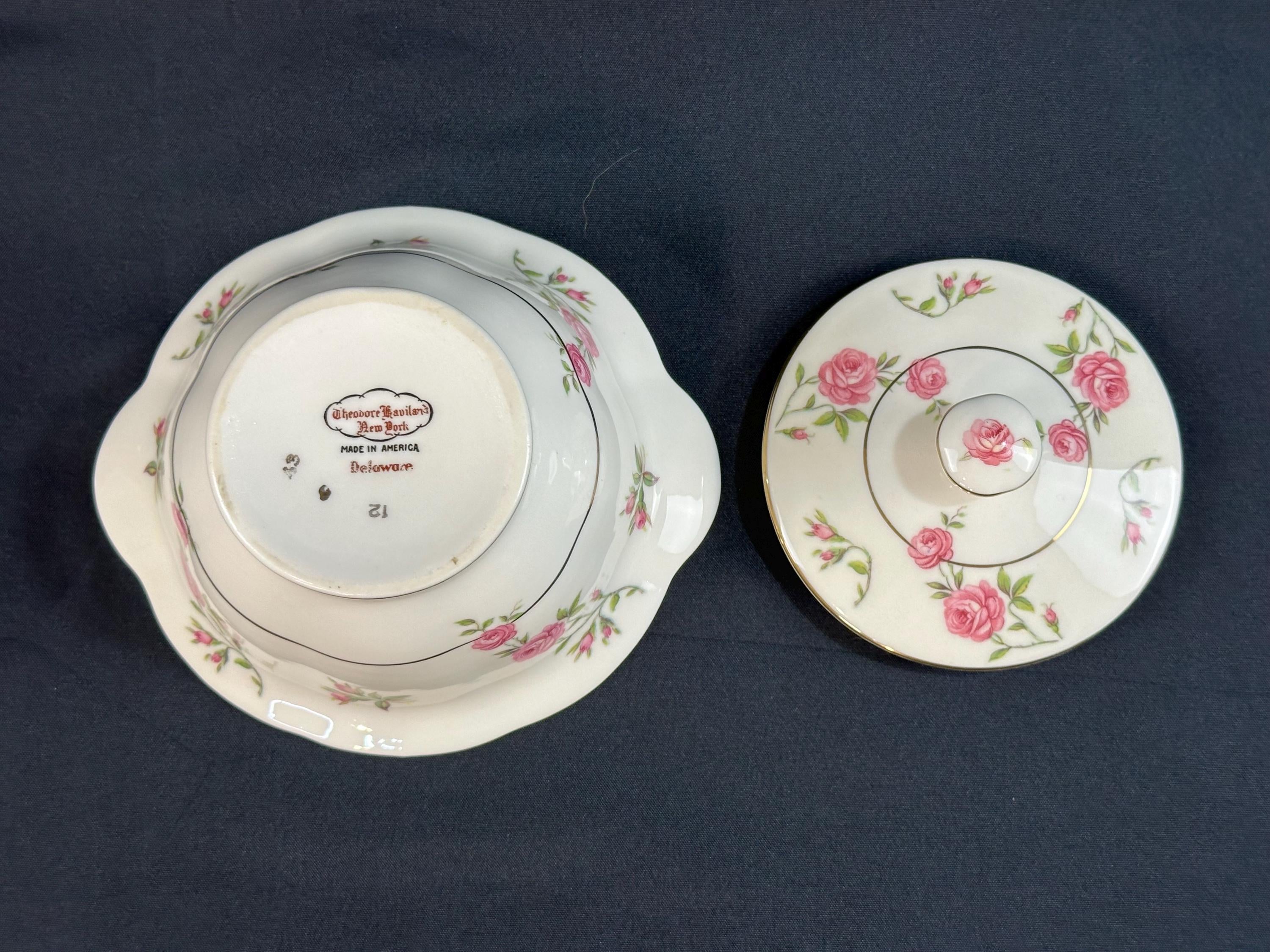 Haviland Delaware Sugar Bowl