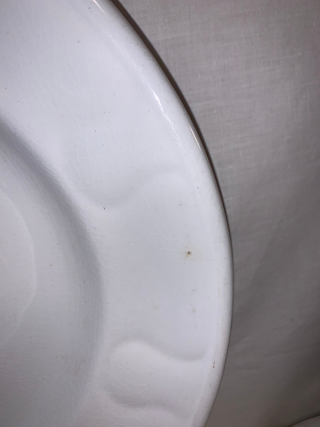 Antique circa 1850 Very Large Jacob Furnivals Platter