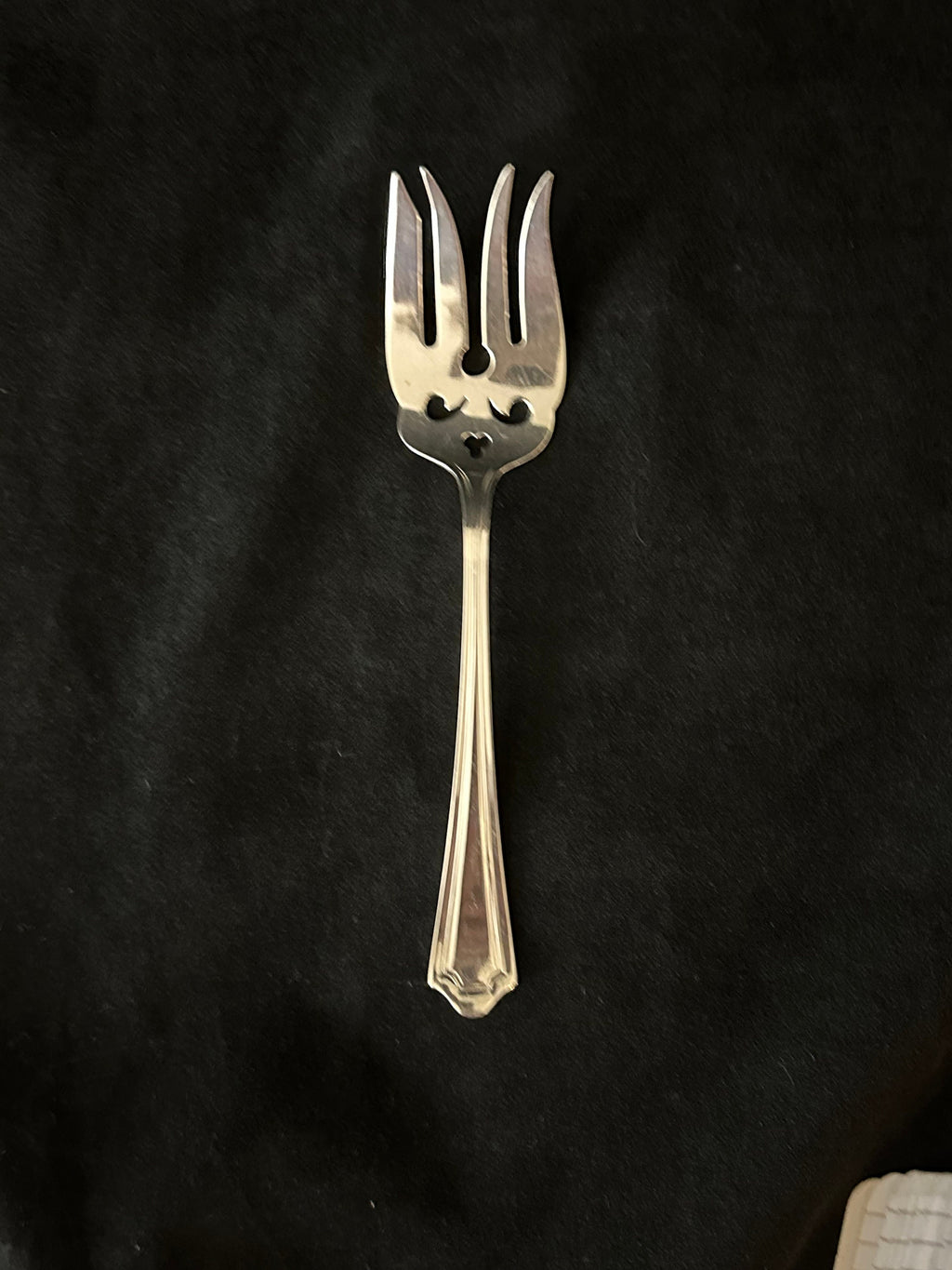Antique Mary Warren Sterling Serving Fork by Manchester Silver