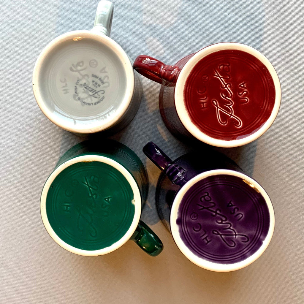 4 Fiesta Coffee Mugs