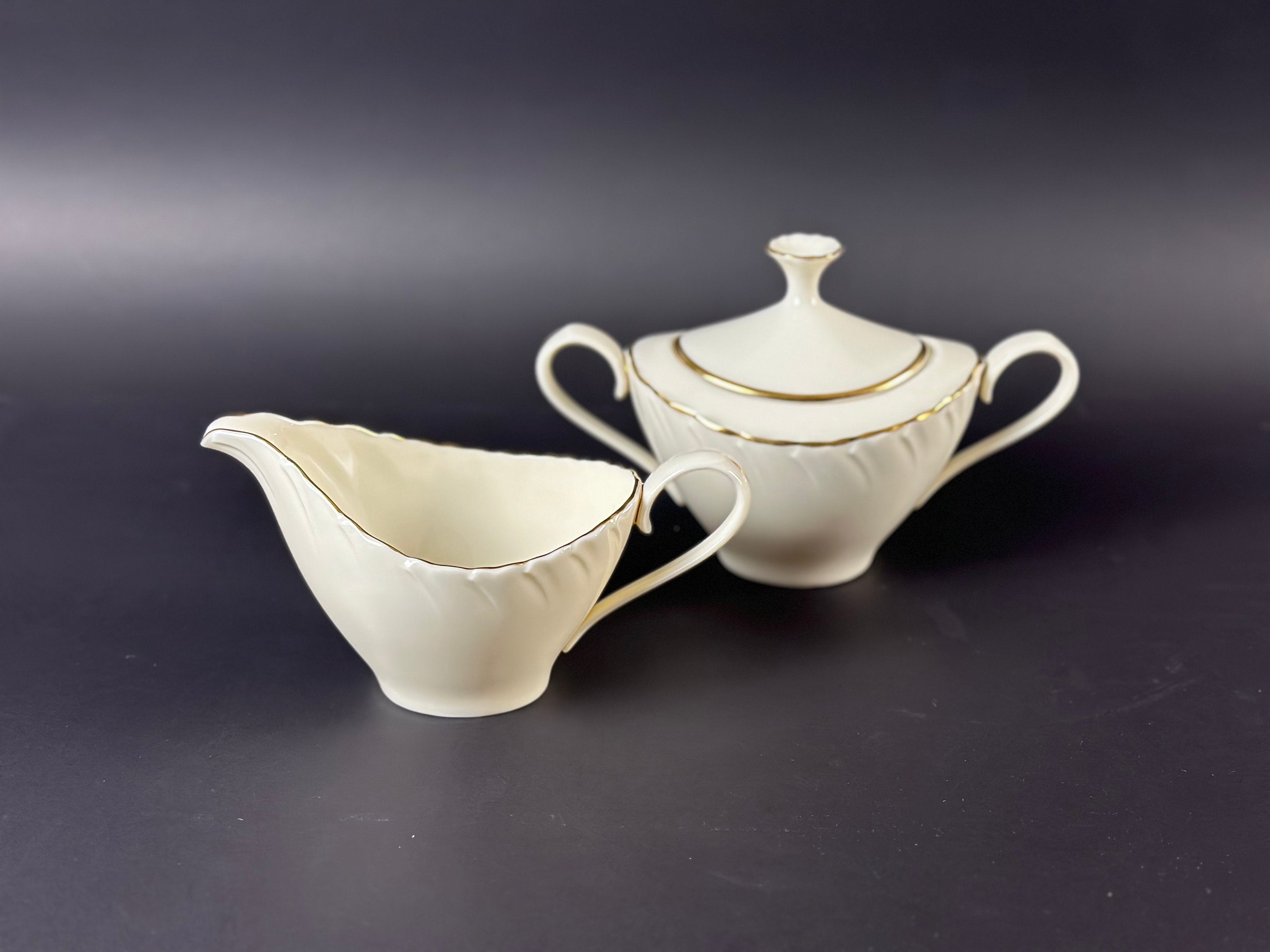Lenox “Laurent “ Creamer and Sugar Bowl