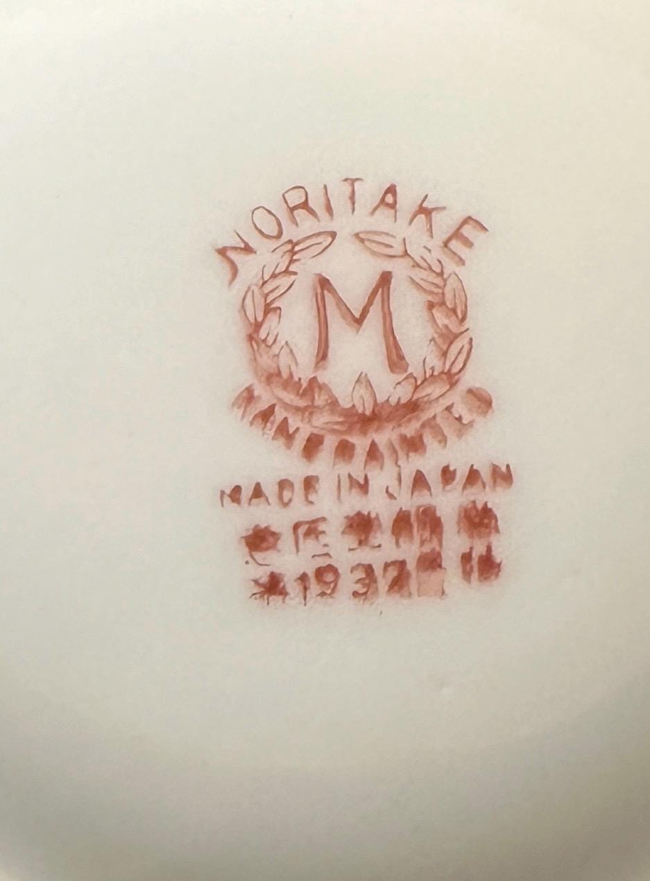 Noritake Azalea Antique Service for 8 Hand Painted Dinnerware Set