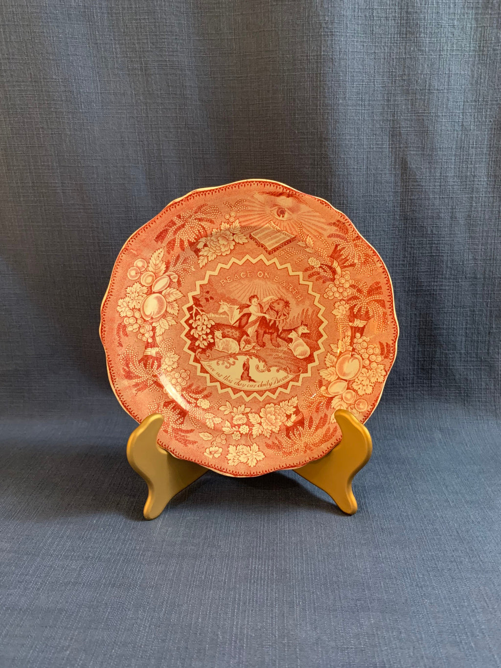 1830s Ralph Stevenson Pottery Millenium Plate