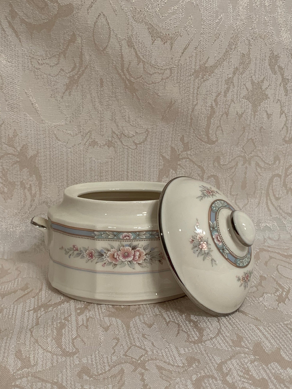 Noritake Rothschild Creamer and Sugar Bowl