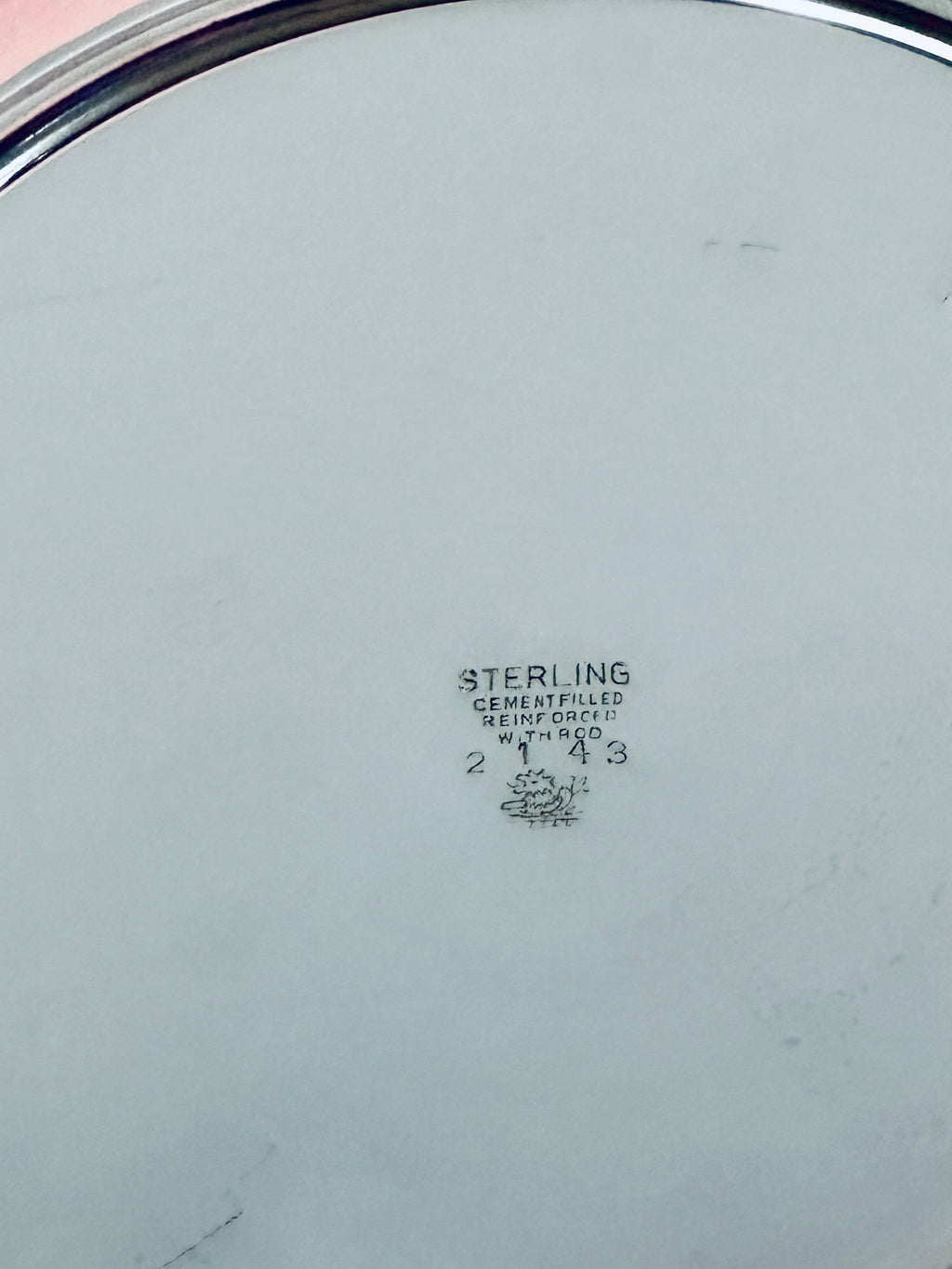 Redlich Sterling Silver Antique Candlesticks