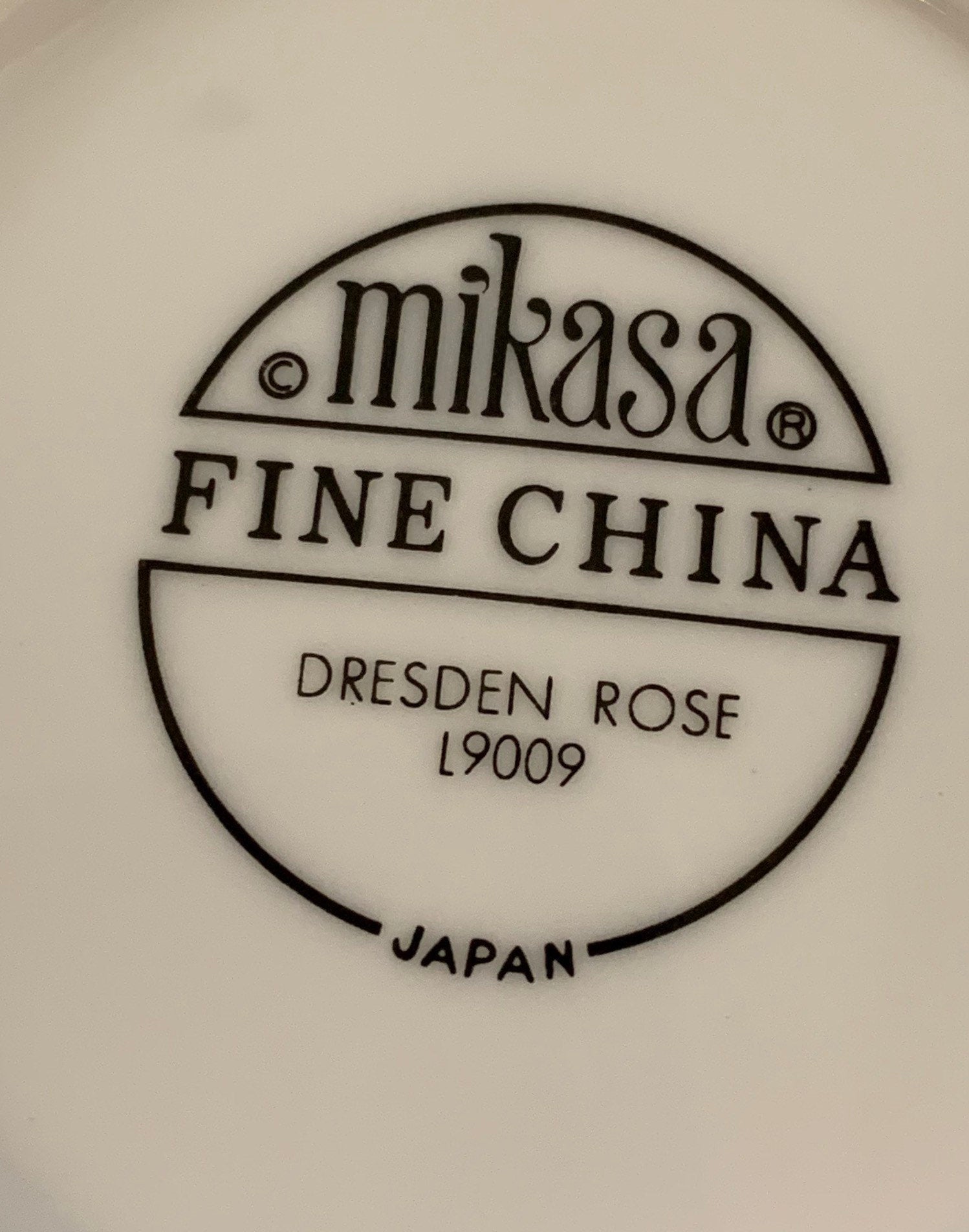 4 Mikasa Dresden Rose Soup Bowls