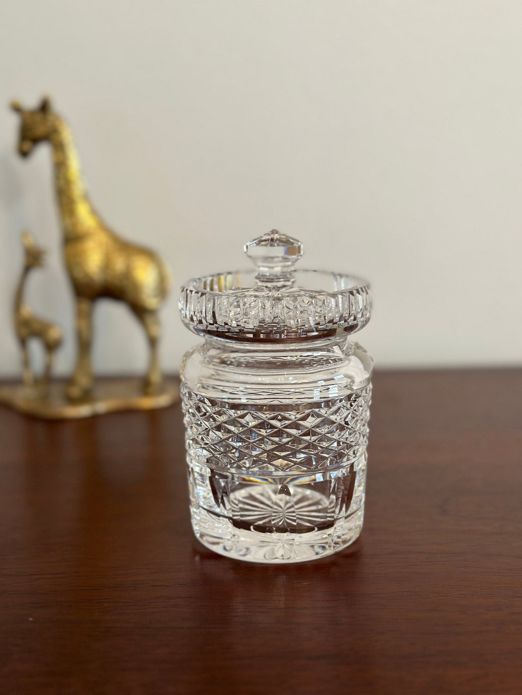 Waterford Alana Crystal Honey Jar Jelly Jam