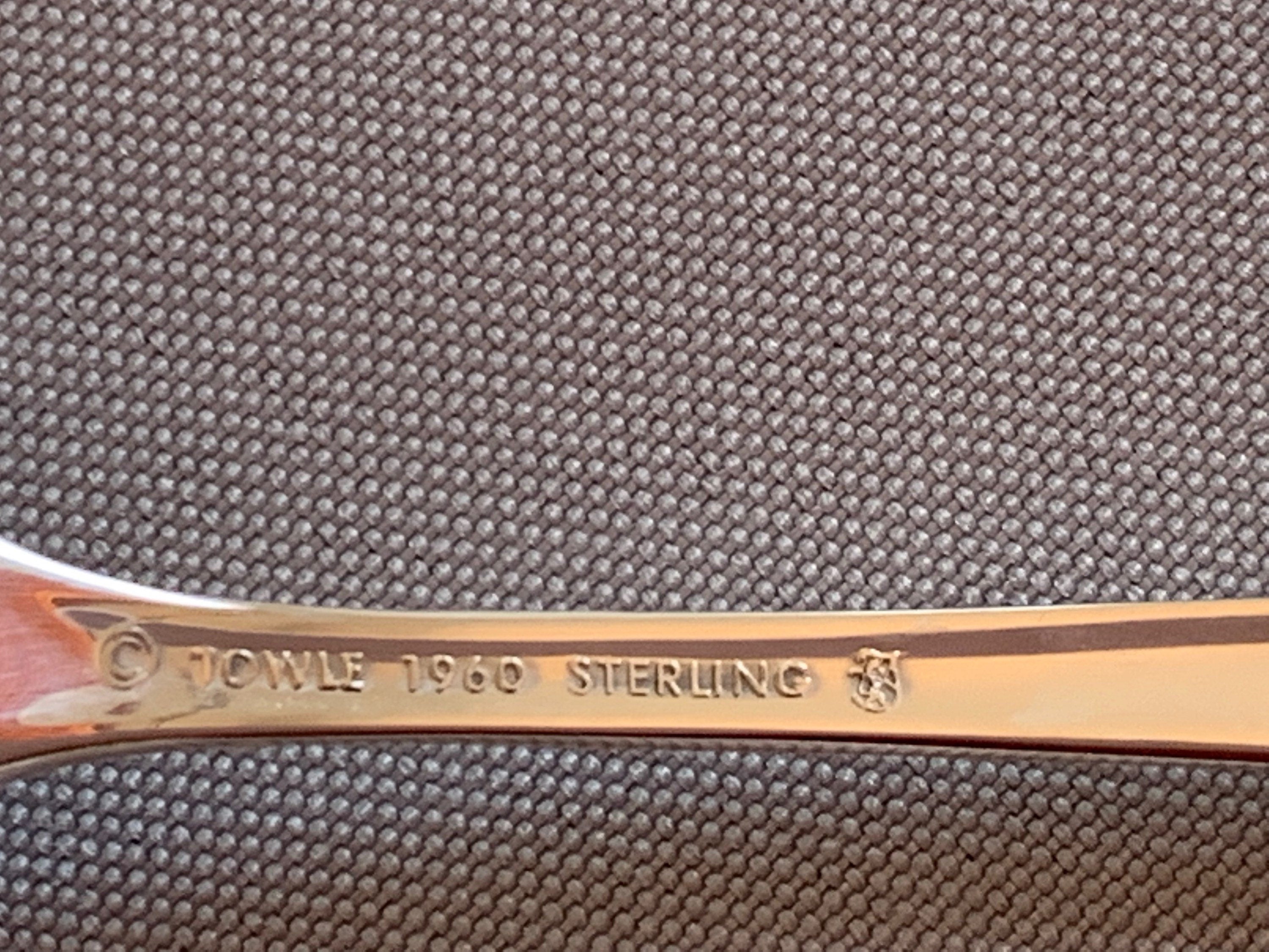 Towle Sculpted Rose Sterling Teaspoon