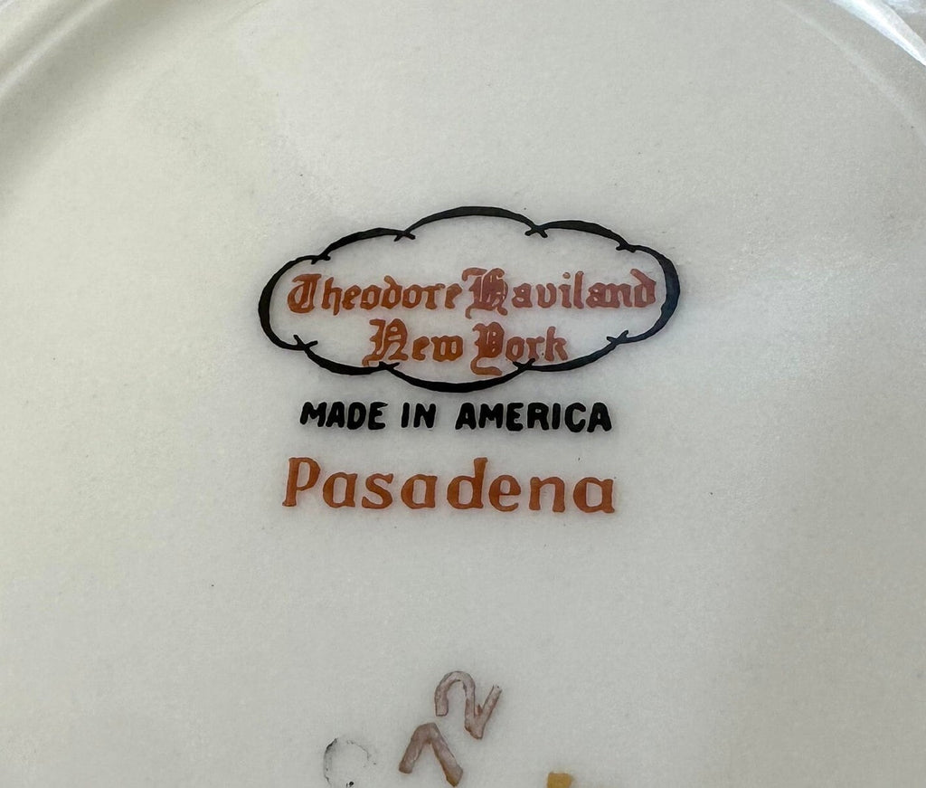 2 Theodore Haviland Pasadena Platters