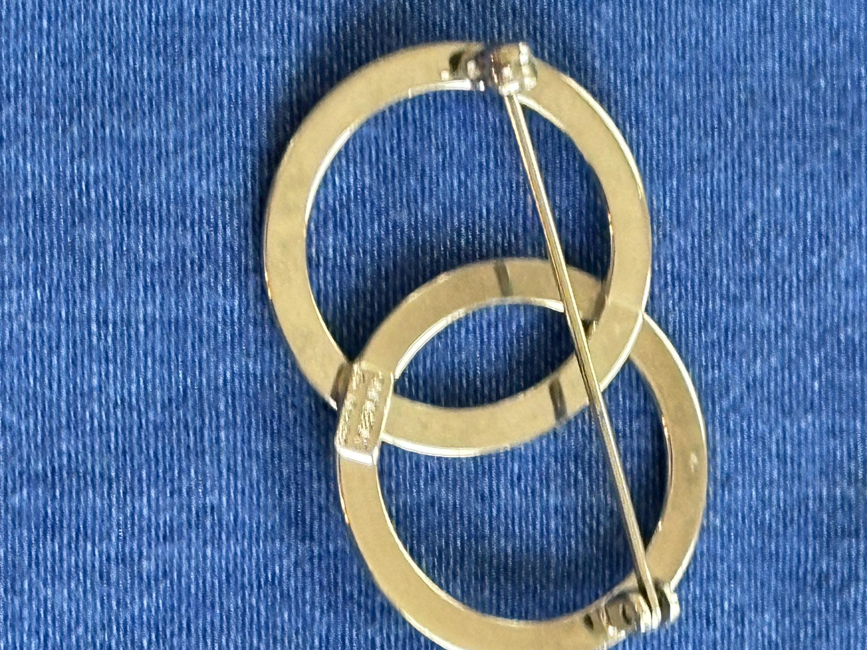 Vintage Beau Sterling Silver Brooch