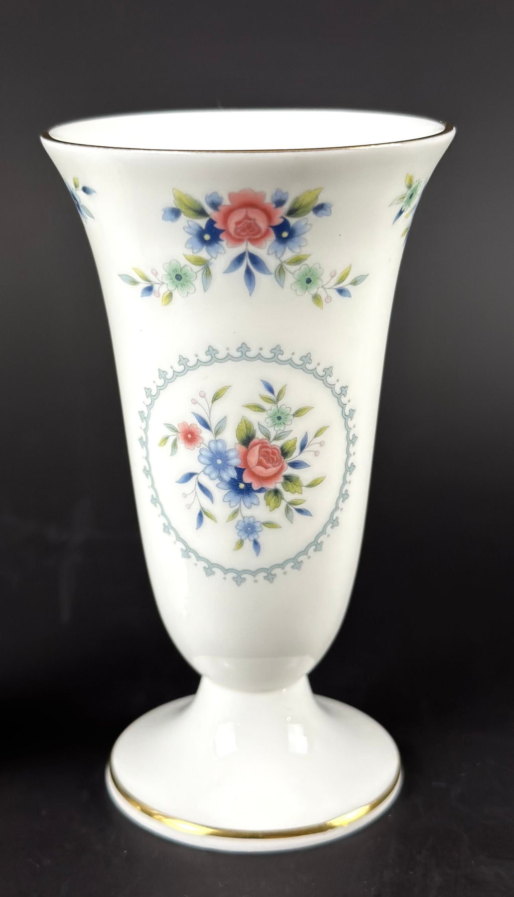 Two Wedgwood Rosedale  Small Vases