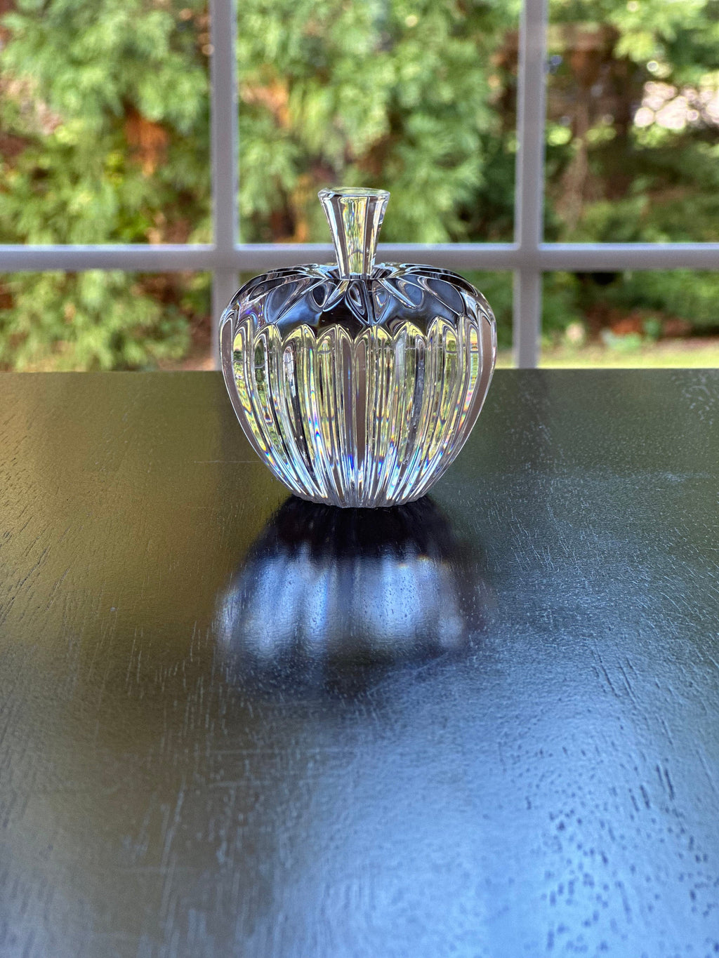 Waterford Crystal Apple Paperweight