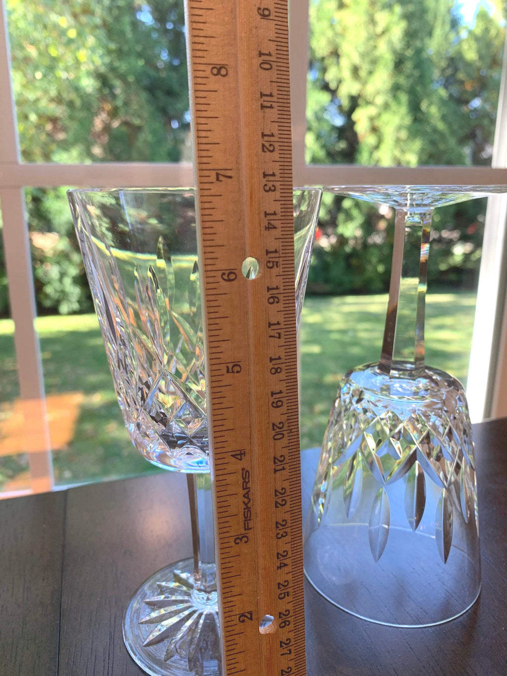4 Waterford Crystal Lismore Water Goblets