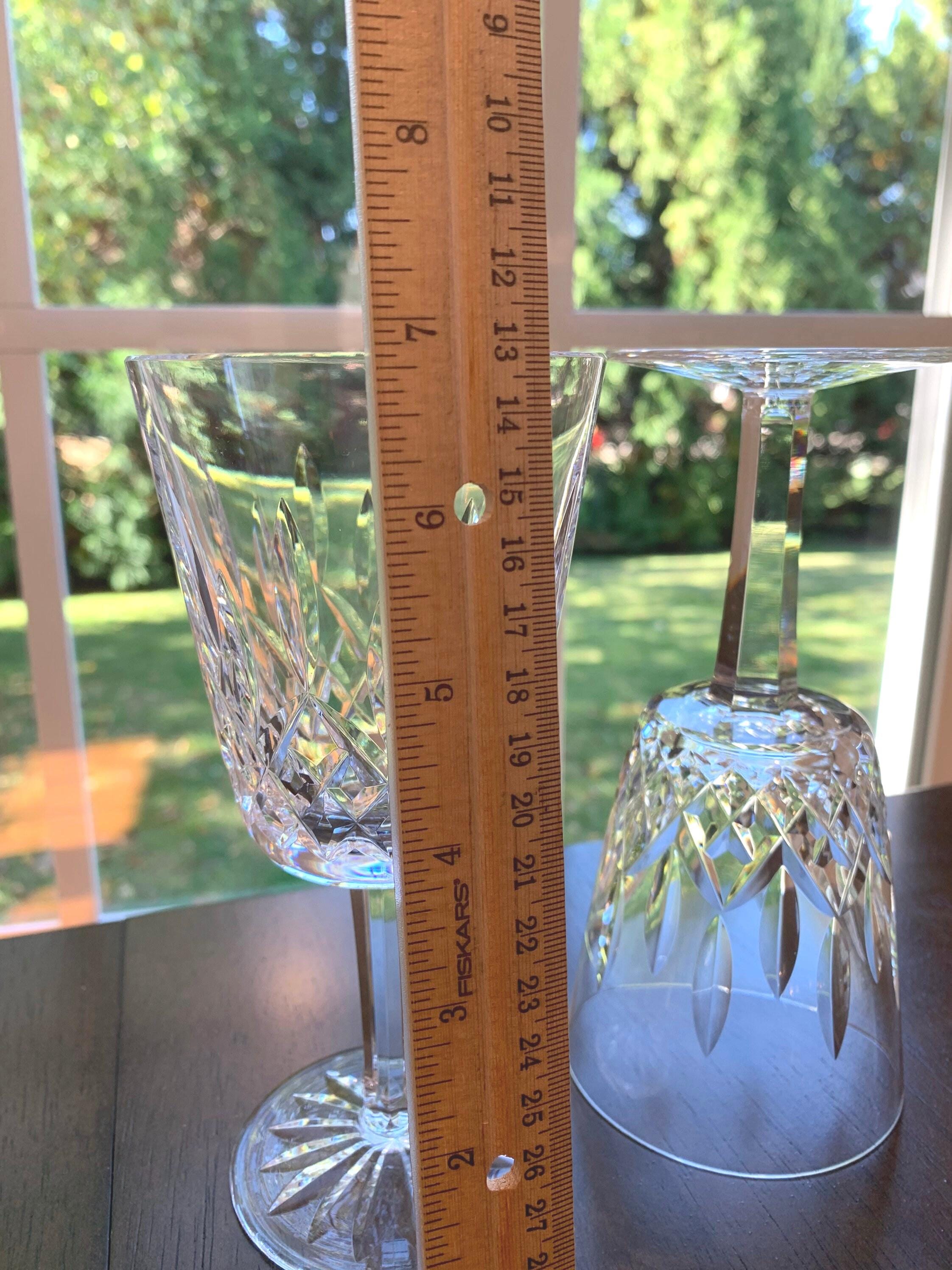 4 Waterford Crystal Lismore Water Goblets