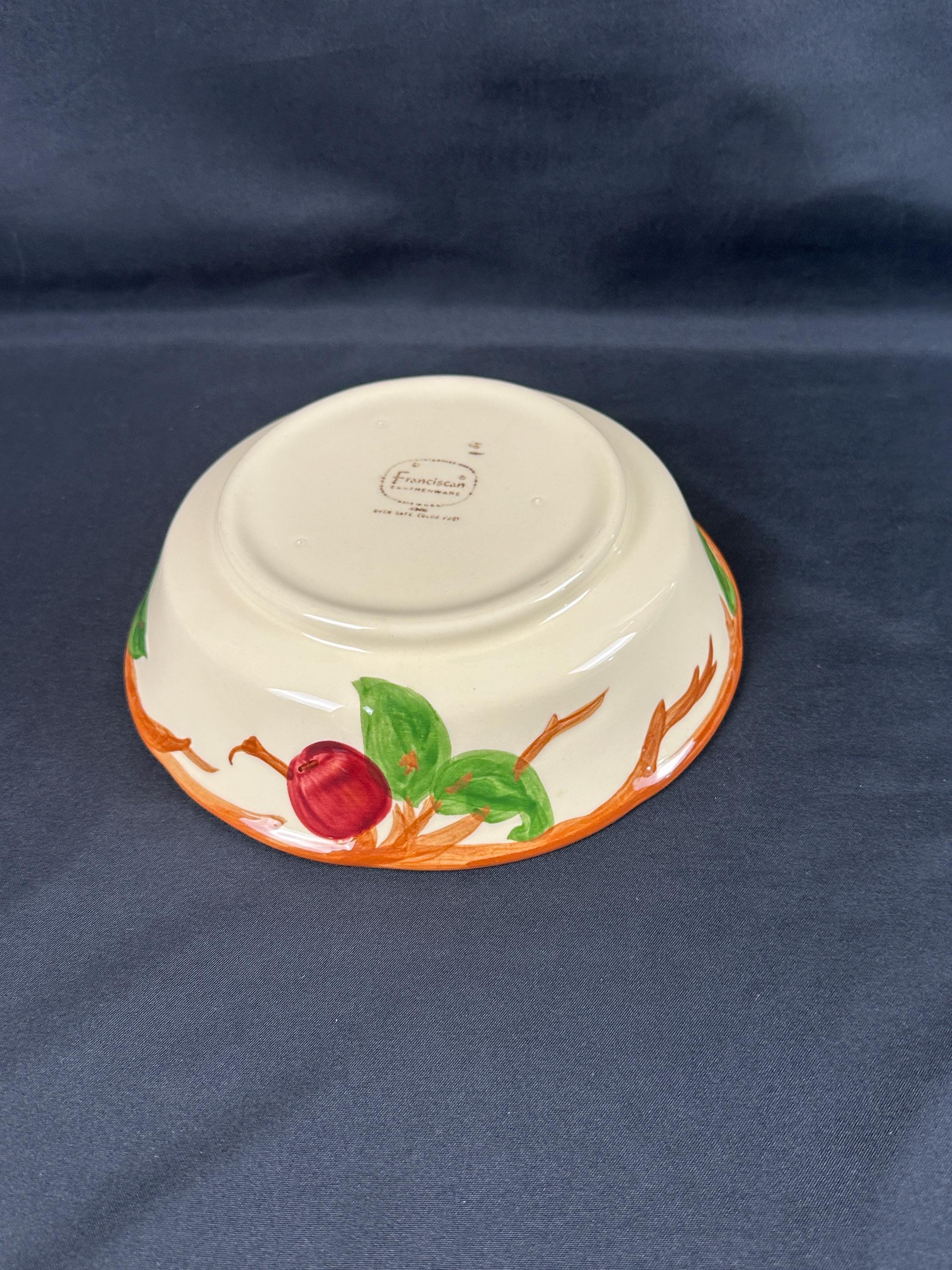 2 Franciscan Apple Serving Bowls