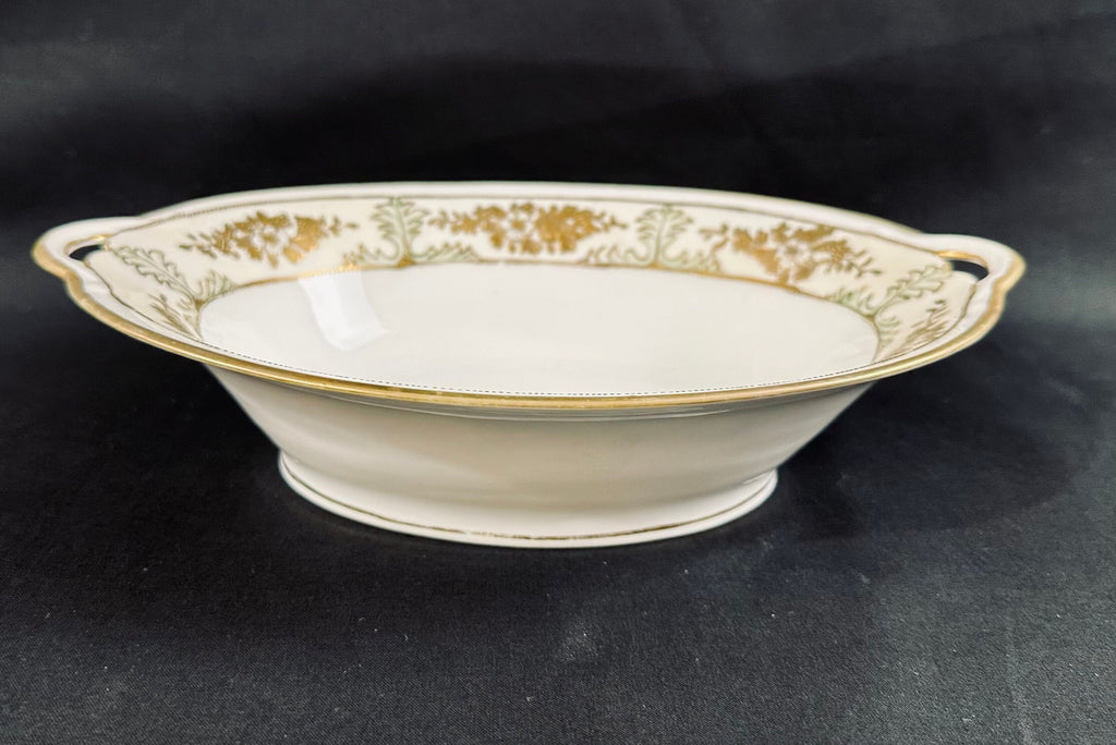Antique Hand Painted Nippon Moriage Bowl