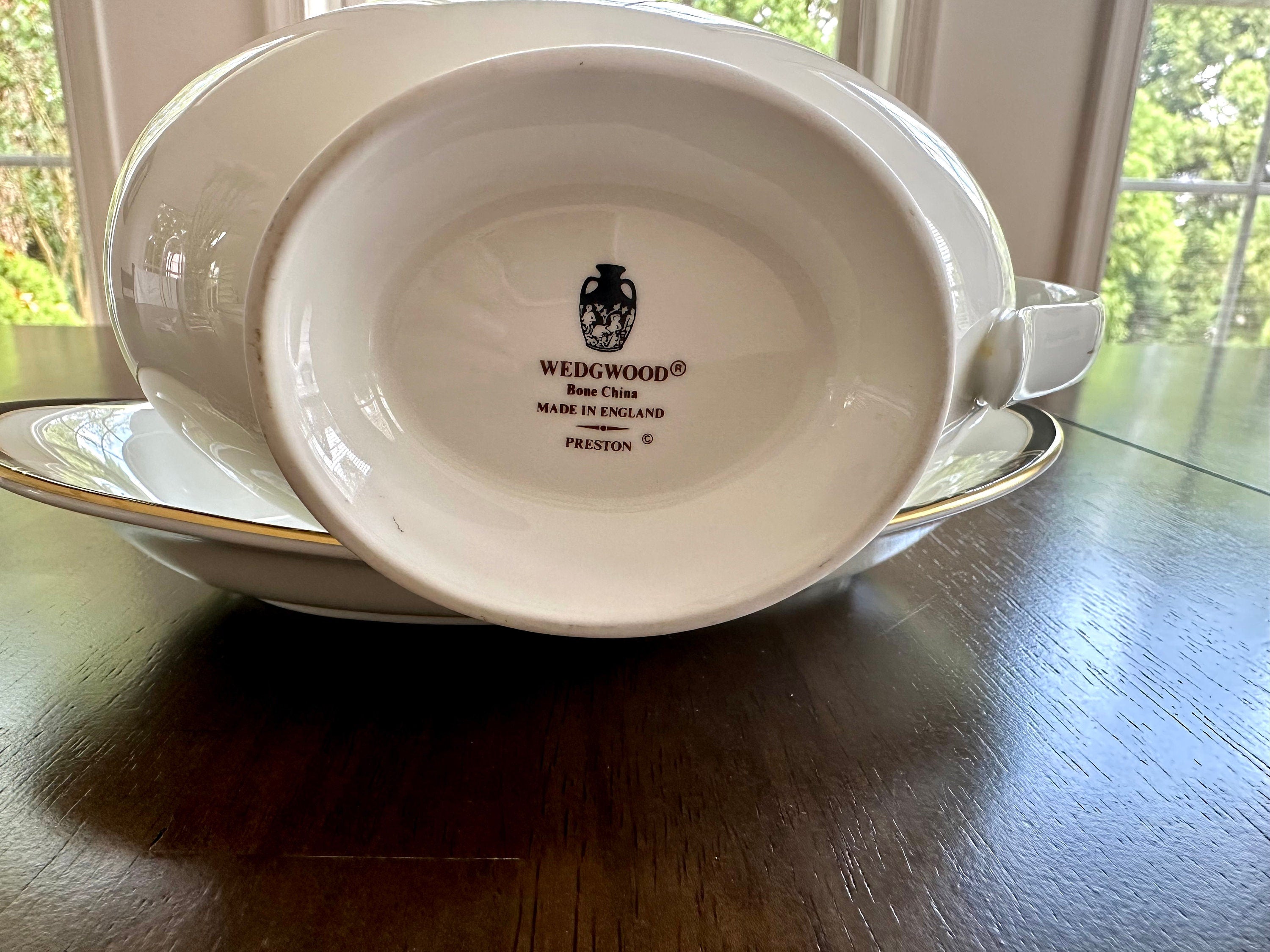 Wedgwood Preston Gravy Boat and Underplate