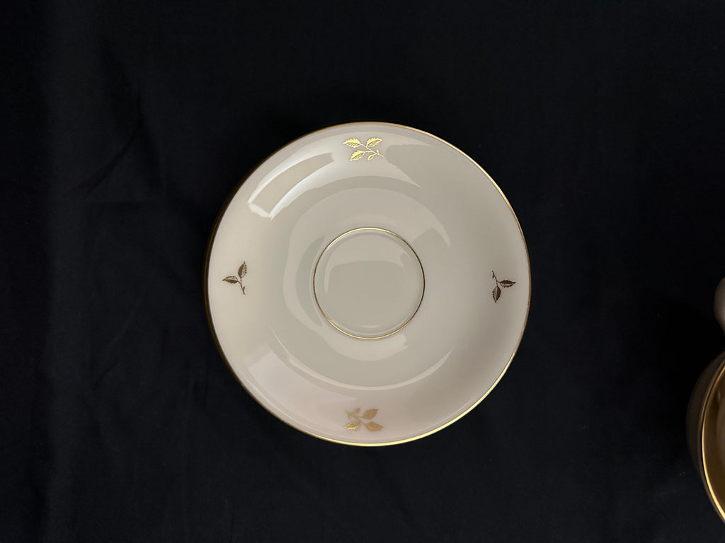 3 Lenox Rhodora Teacups and Saucers